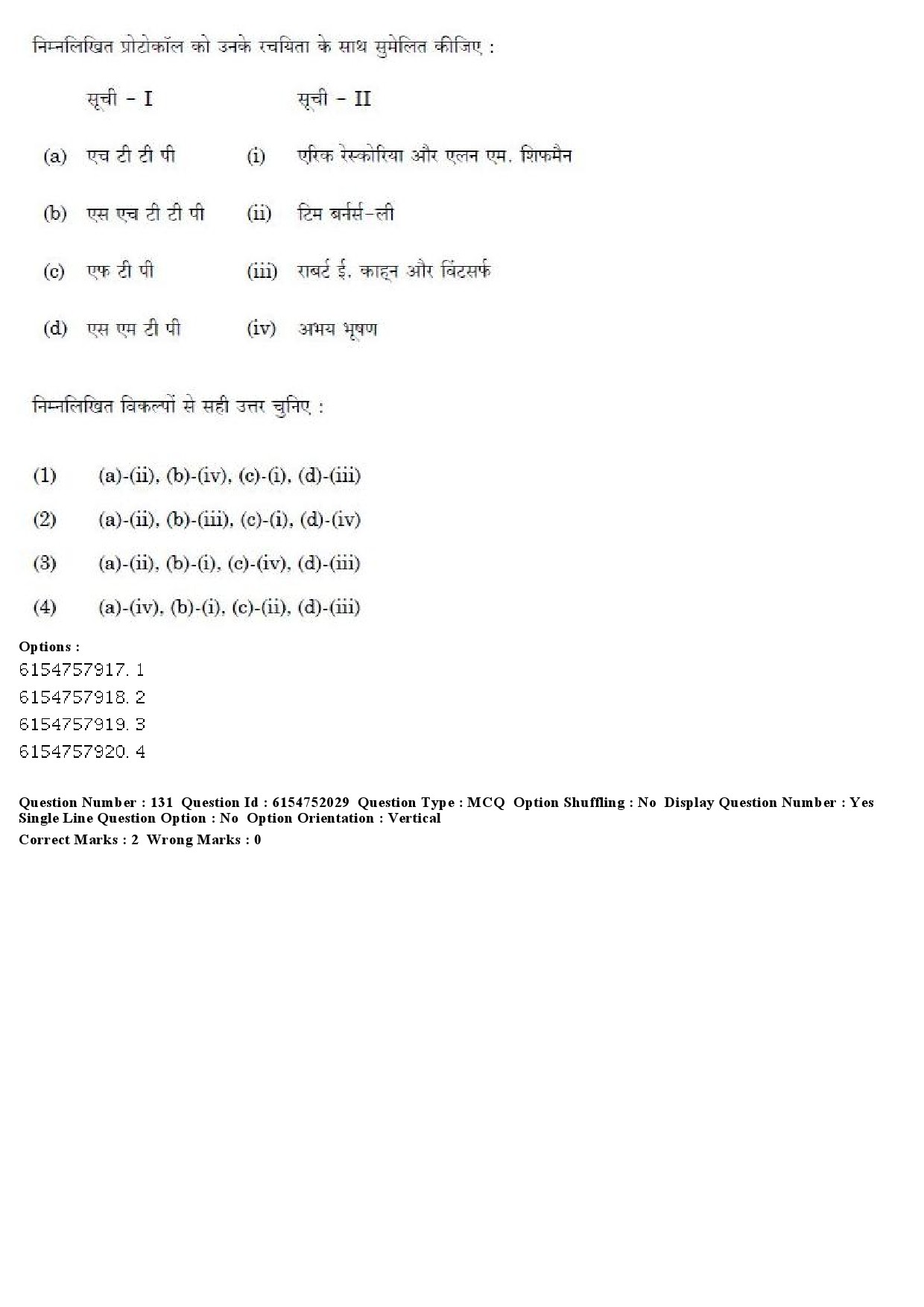 UGC NET Library and Information Science Question Paper December 2019 110