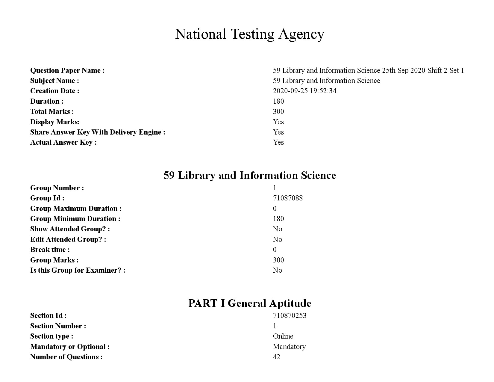 UGC NET Library and Information Science Question Paper September 2020 1