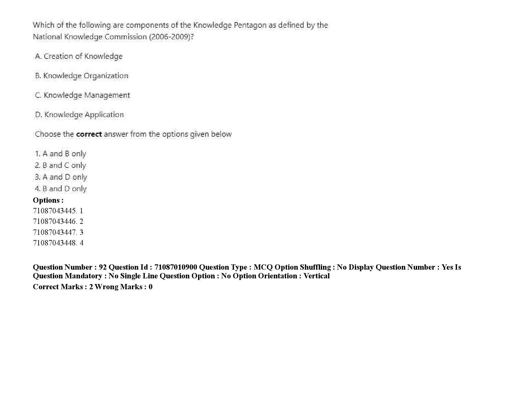 UGC NET Library and Information Science Question Paper September 2020 121