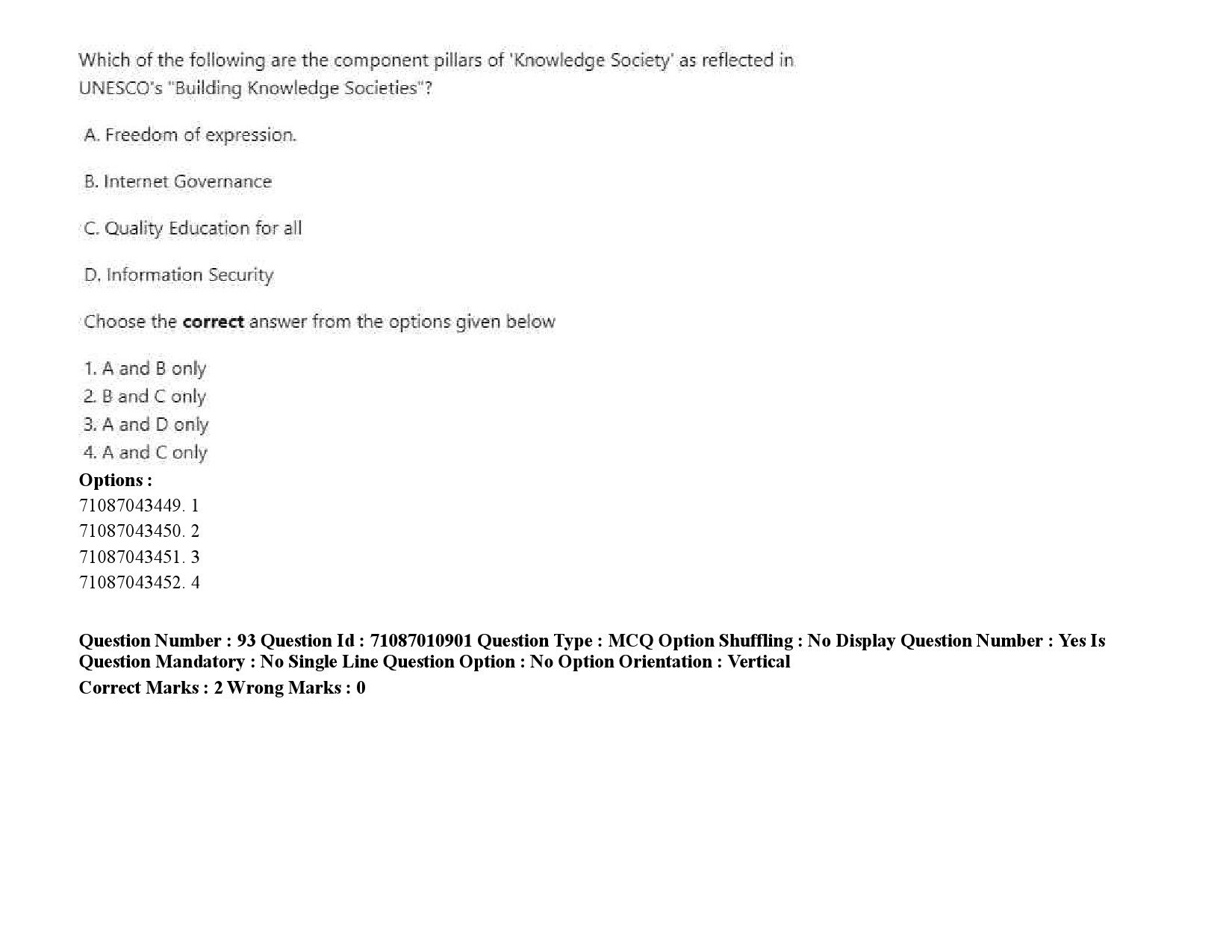 UGC NET Library and Information Science Question Paper September 2020 123