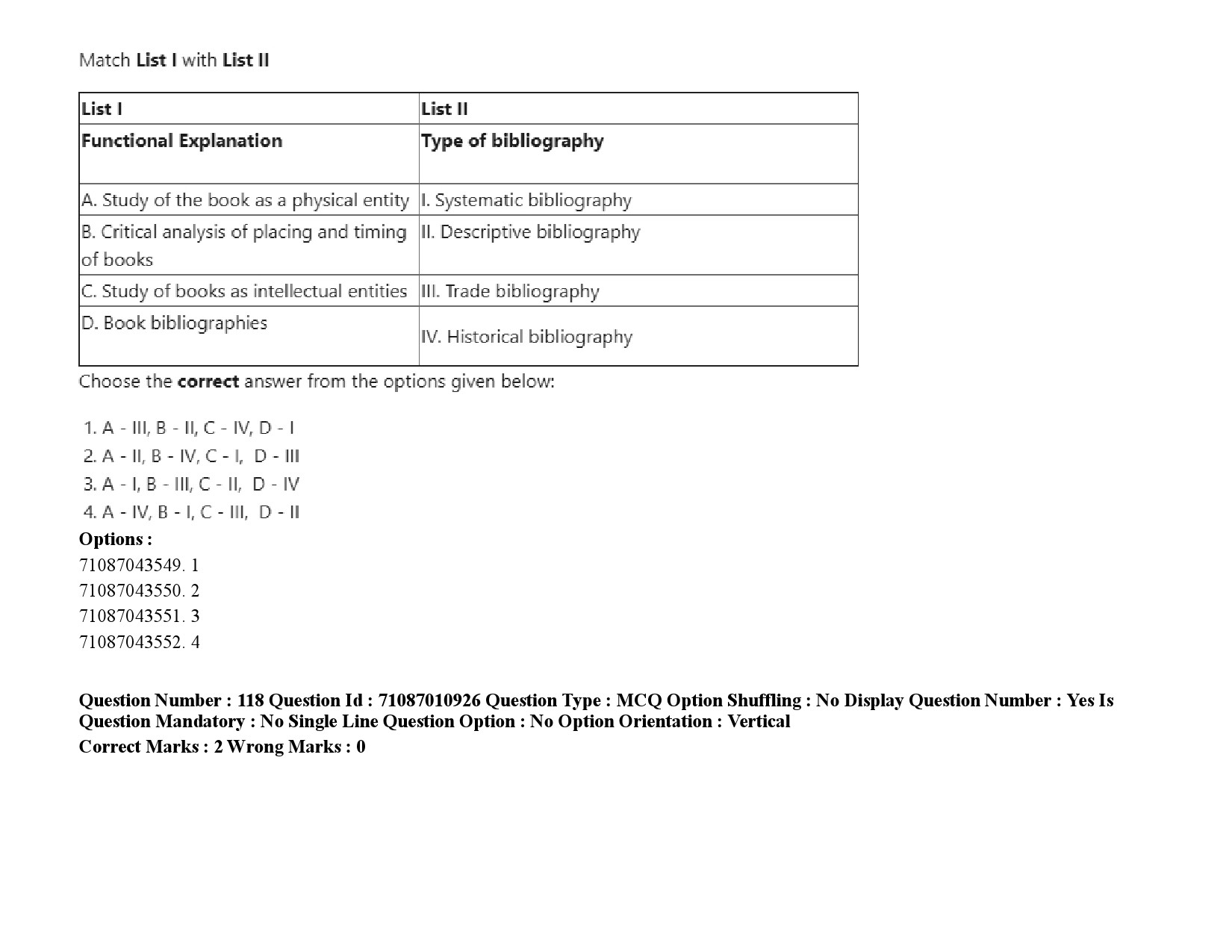 UGC NET Library and Information Science Question Paper September 2020 173