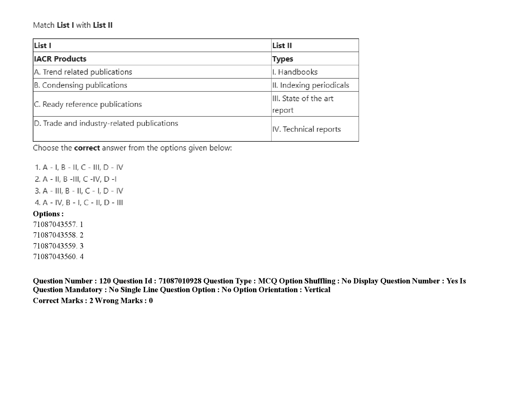 UGC NET Library and Information Science Question Paper September 2020 177