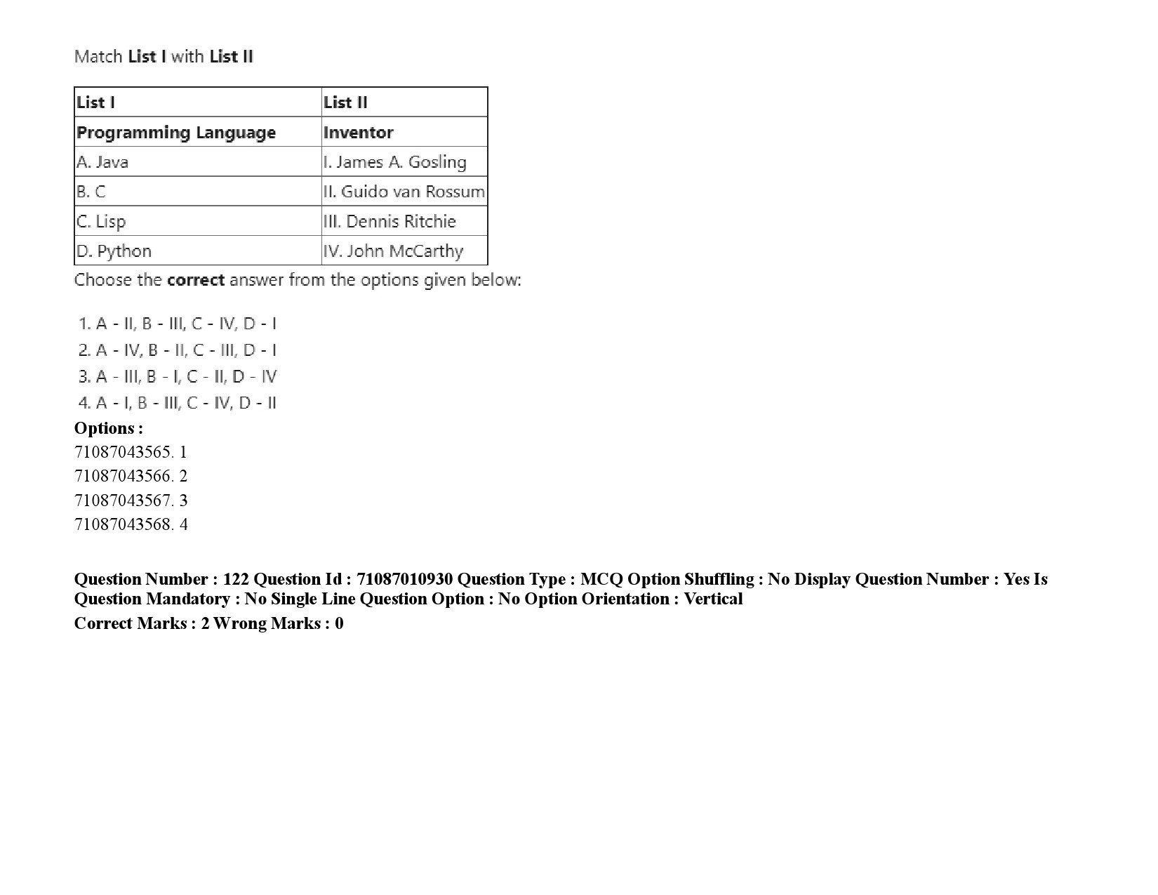 UGC NET Library and Information Science Question Paper September 2020 181