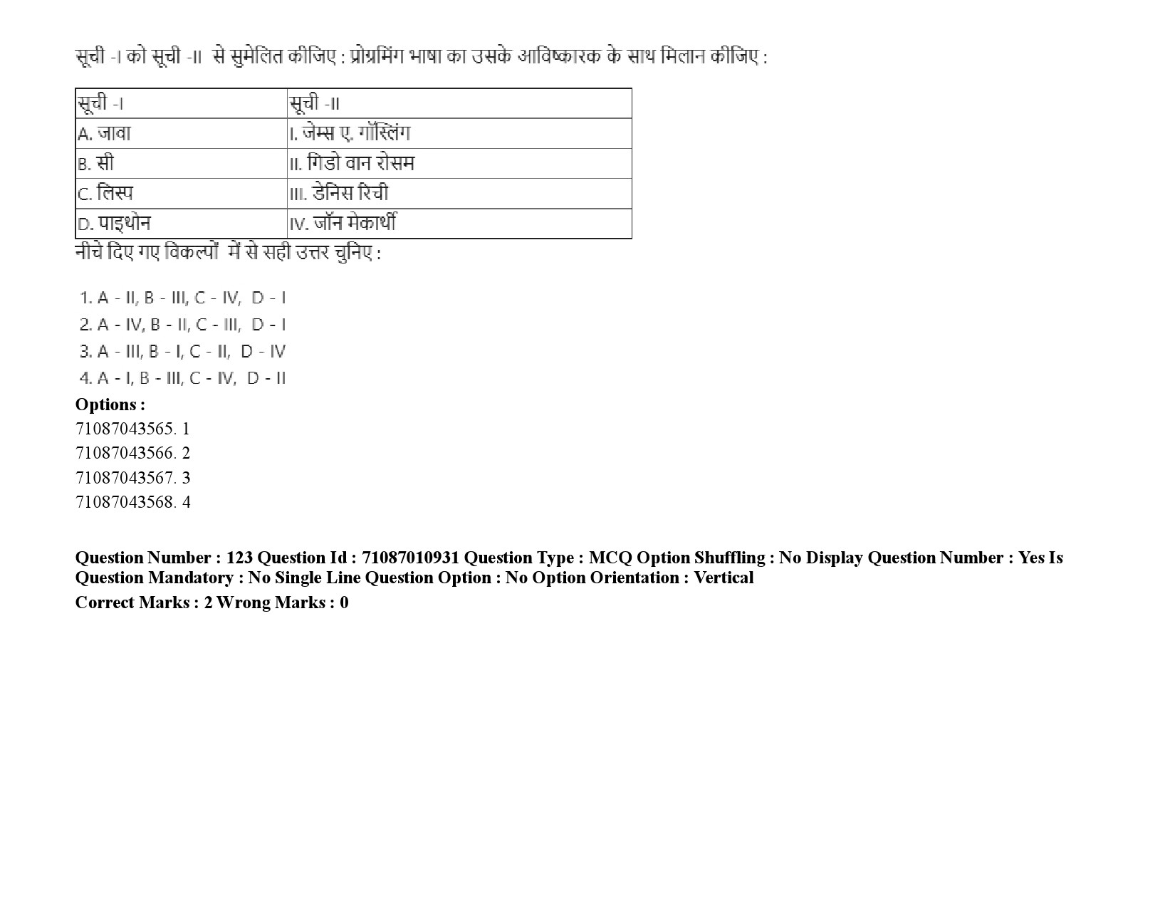 UGC NET Library and Information Science Question Paper September 2020 182