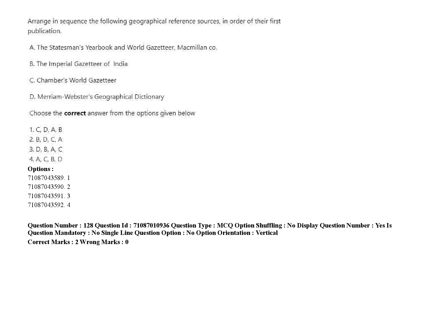 UGC NET Library and Information Science Question Paper September 2020 193