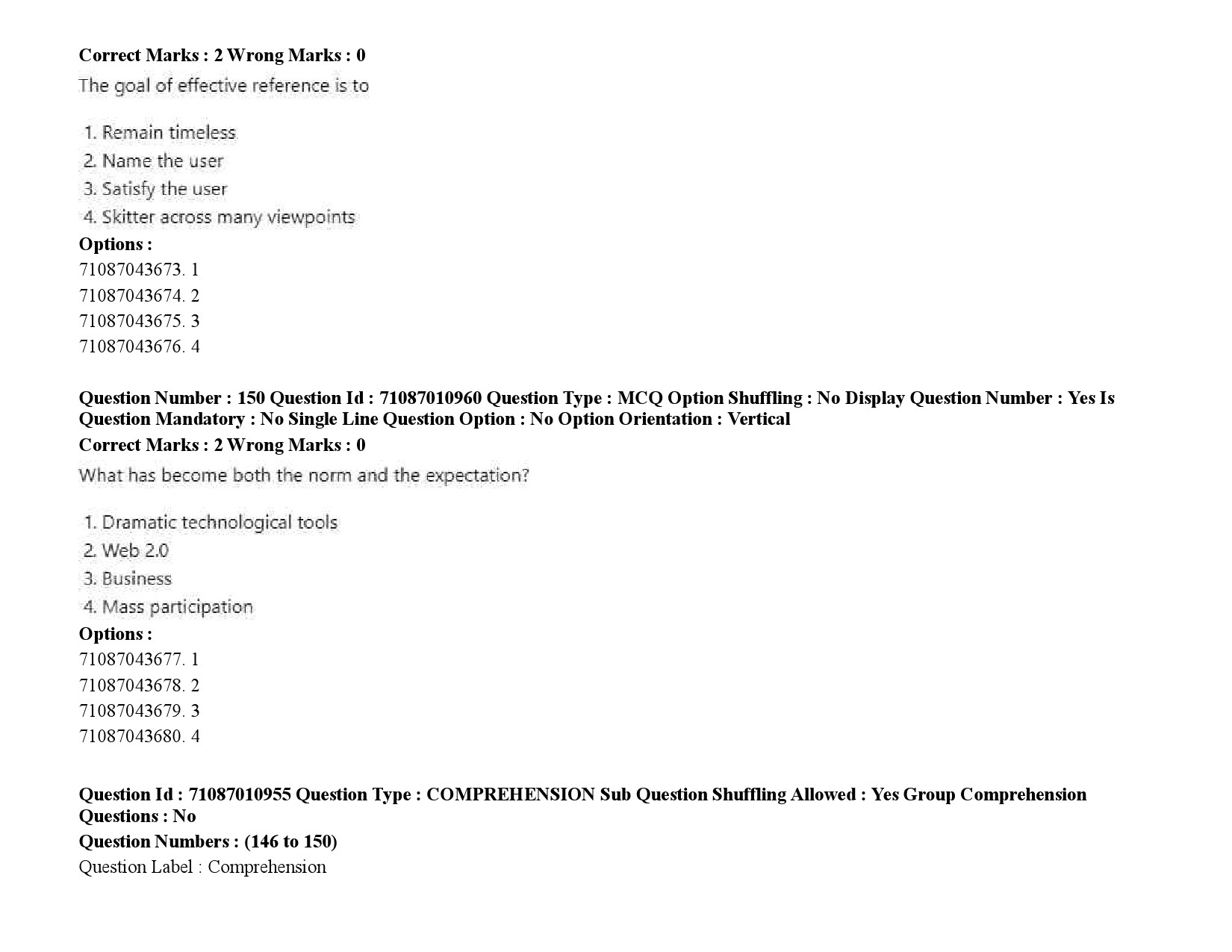 UGC NET Library and Information Science Question Paper September 2020 229