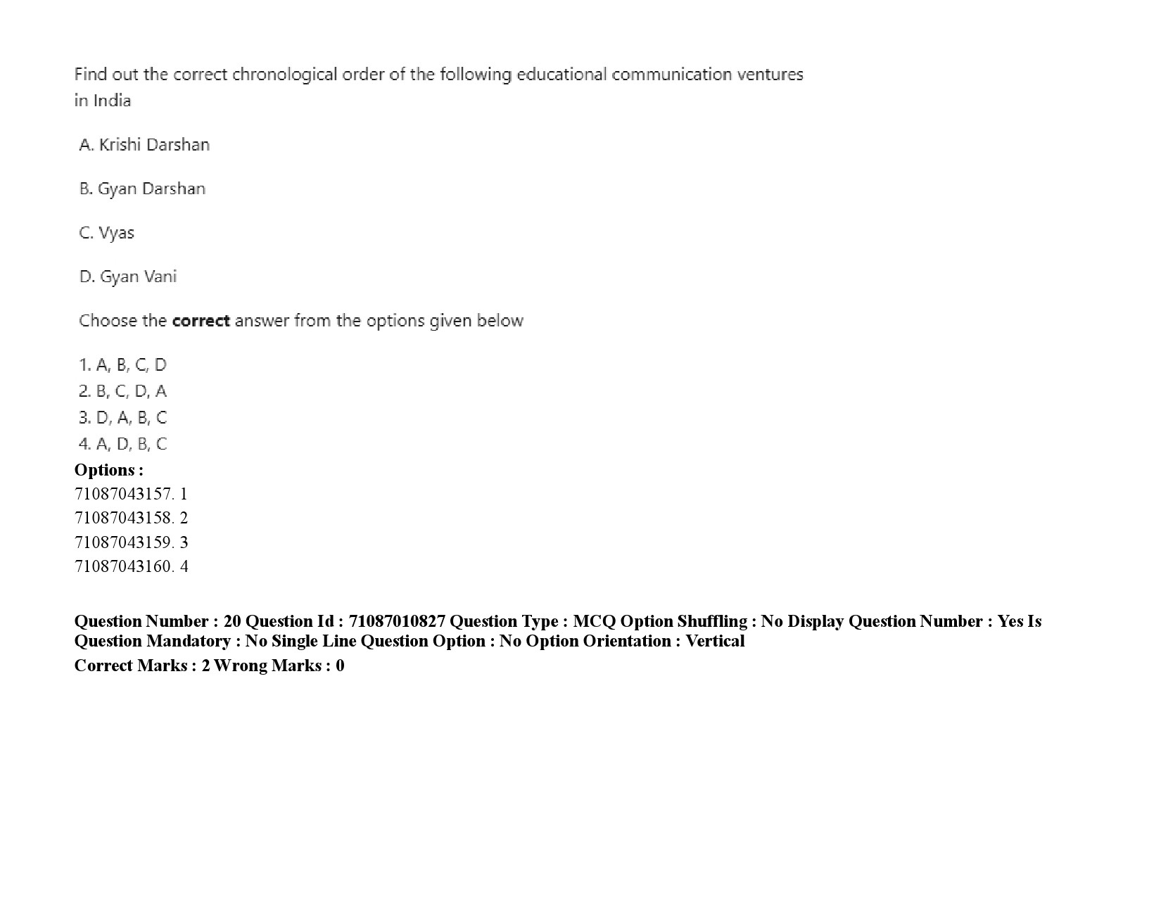 UGC NET Library and Information Science Question Paper September 2020 35