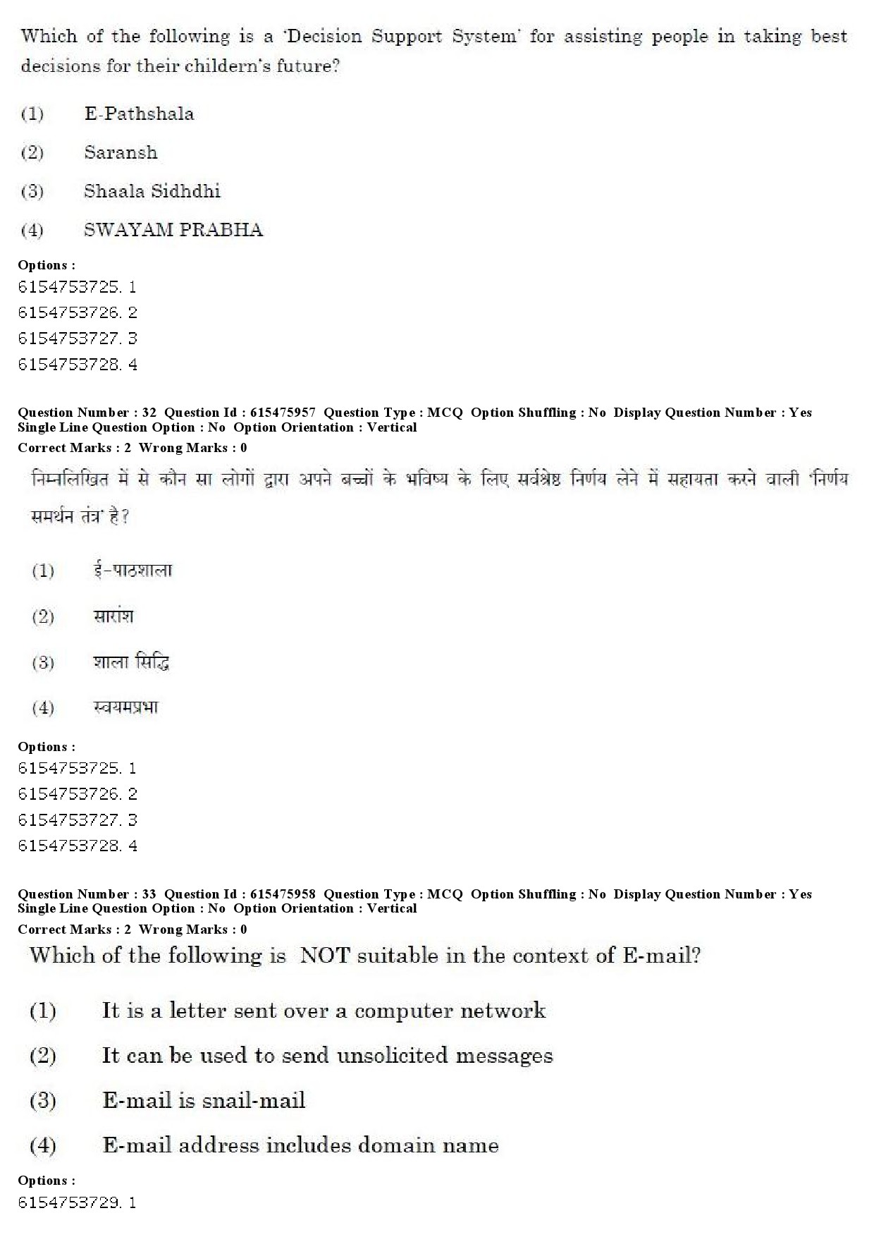 UGC NET Linguistics Question Paper December 2019 28