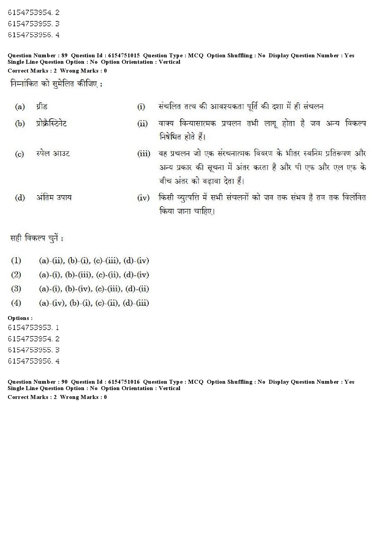 UGC NET Linguistics Question Paper December 2019 86