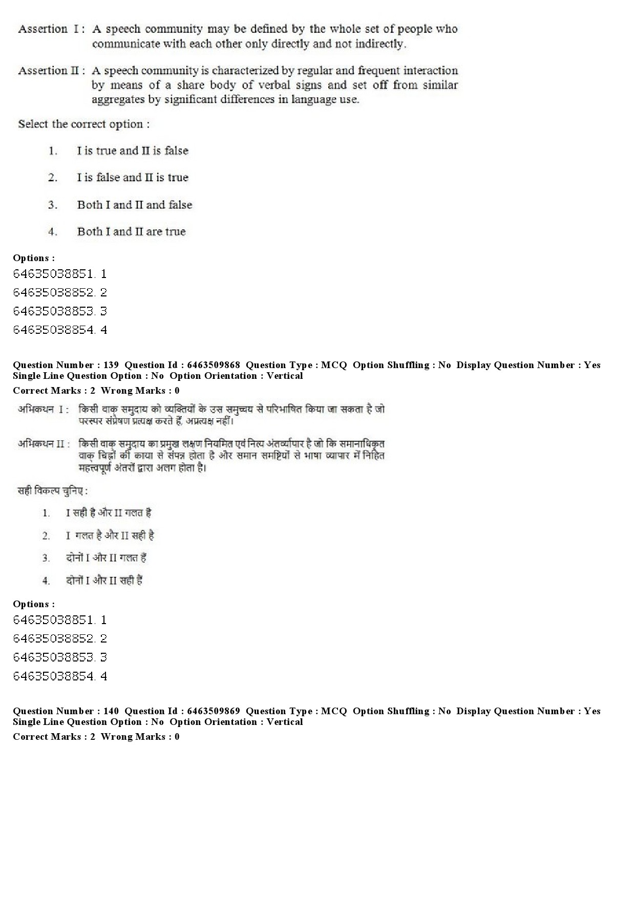 UGC NET Linguistics Question Paper June 2019 101