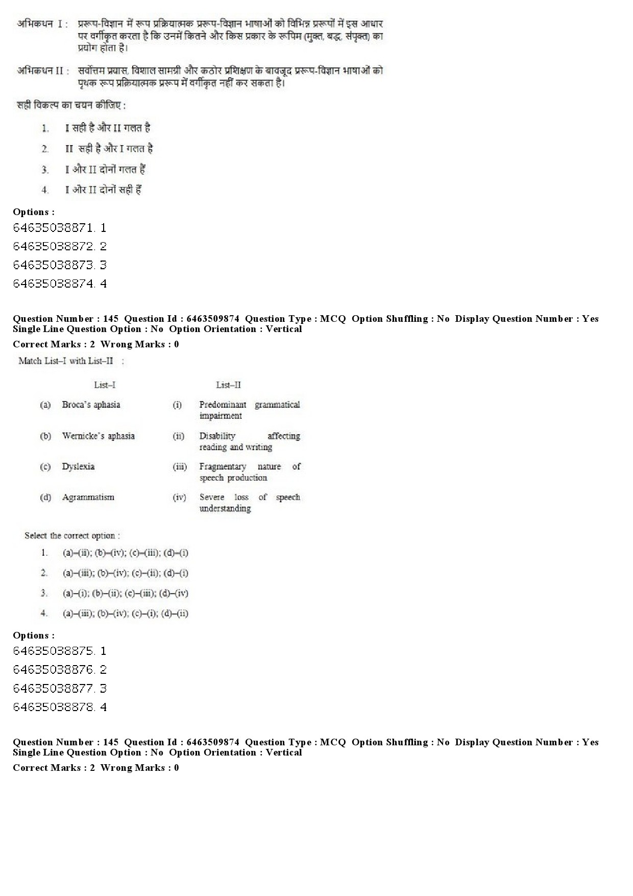 UGC NET Linguistics Question Paper June 2019 106