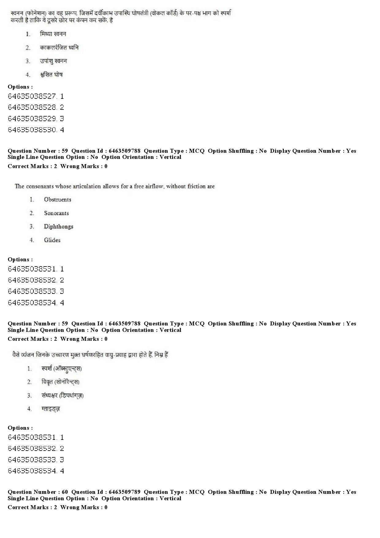 UGC NET Linguistics Question Paper June 2019 39