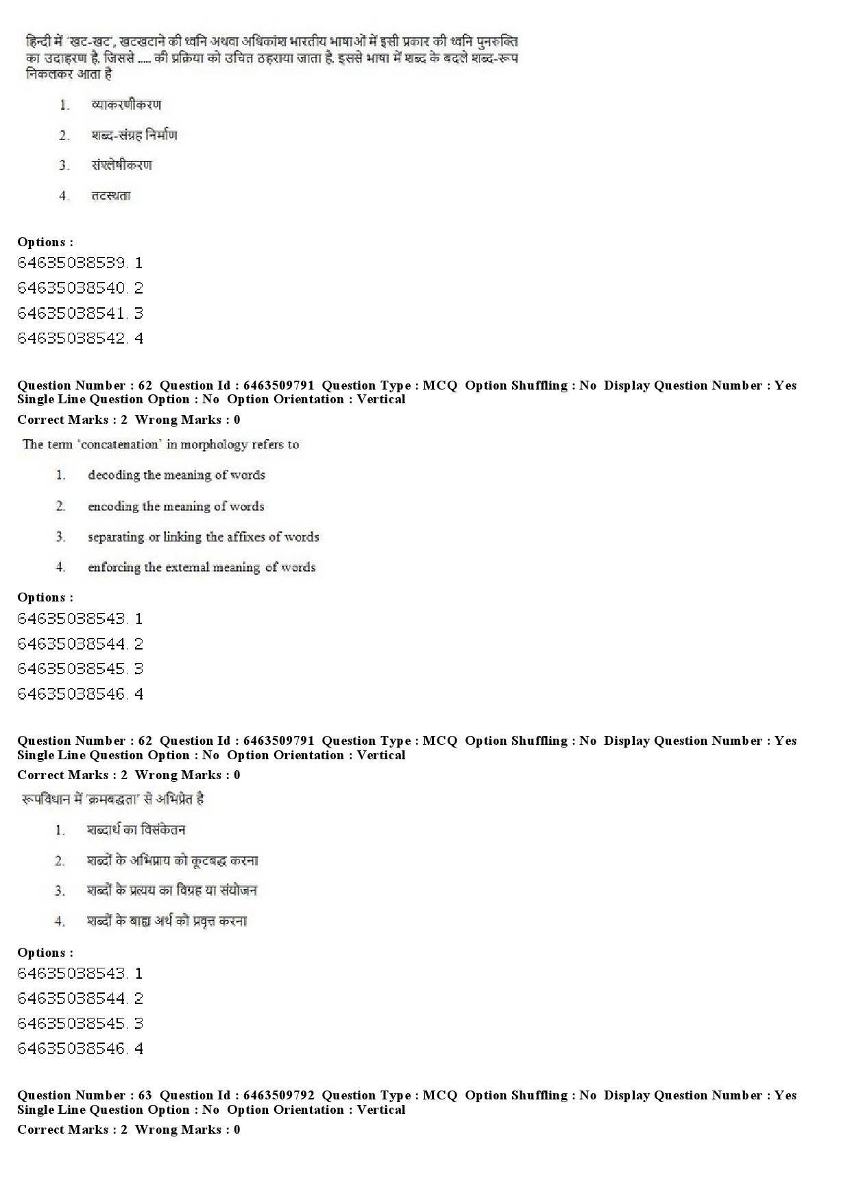 UGC NET Linguistics Question Paper June 2019 41