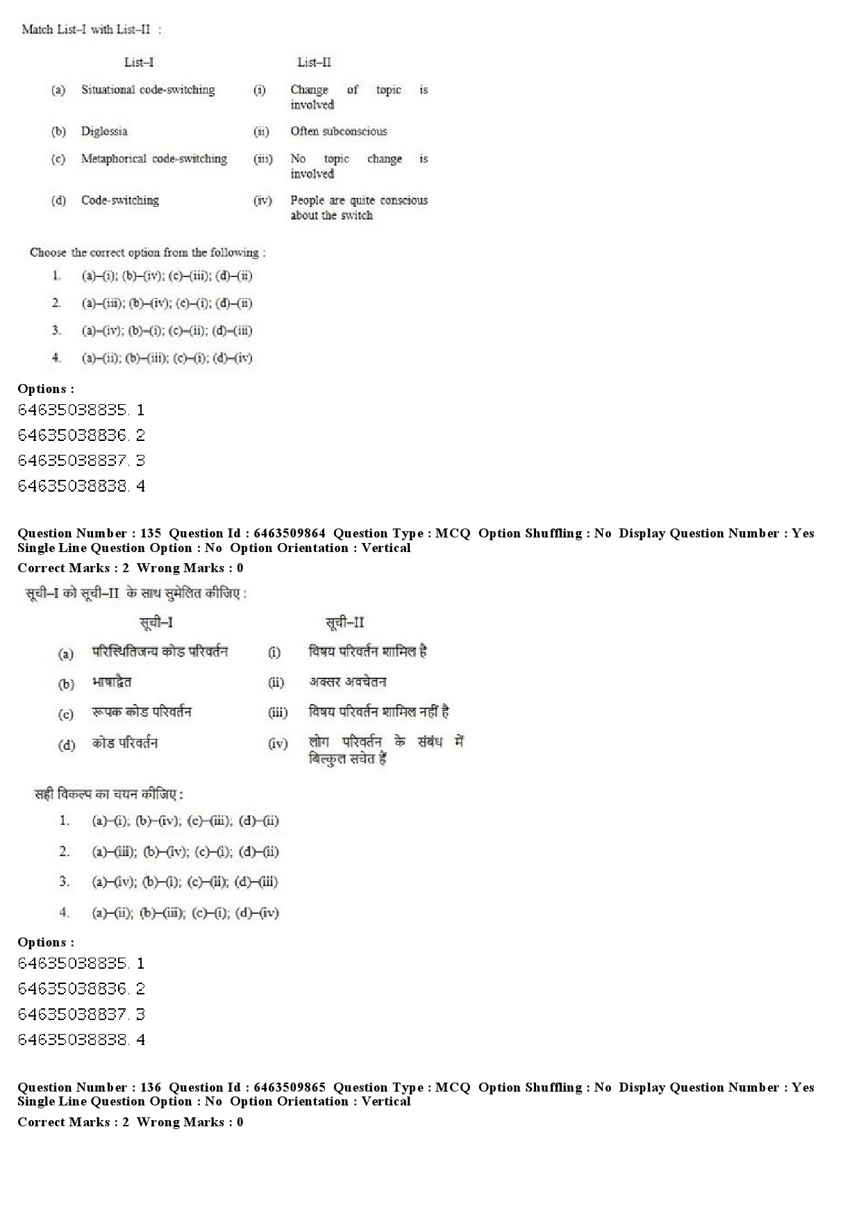 UGC NET Linguistics Question Paper June 2019 97