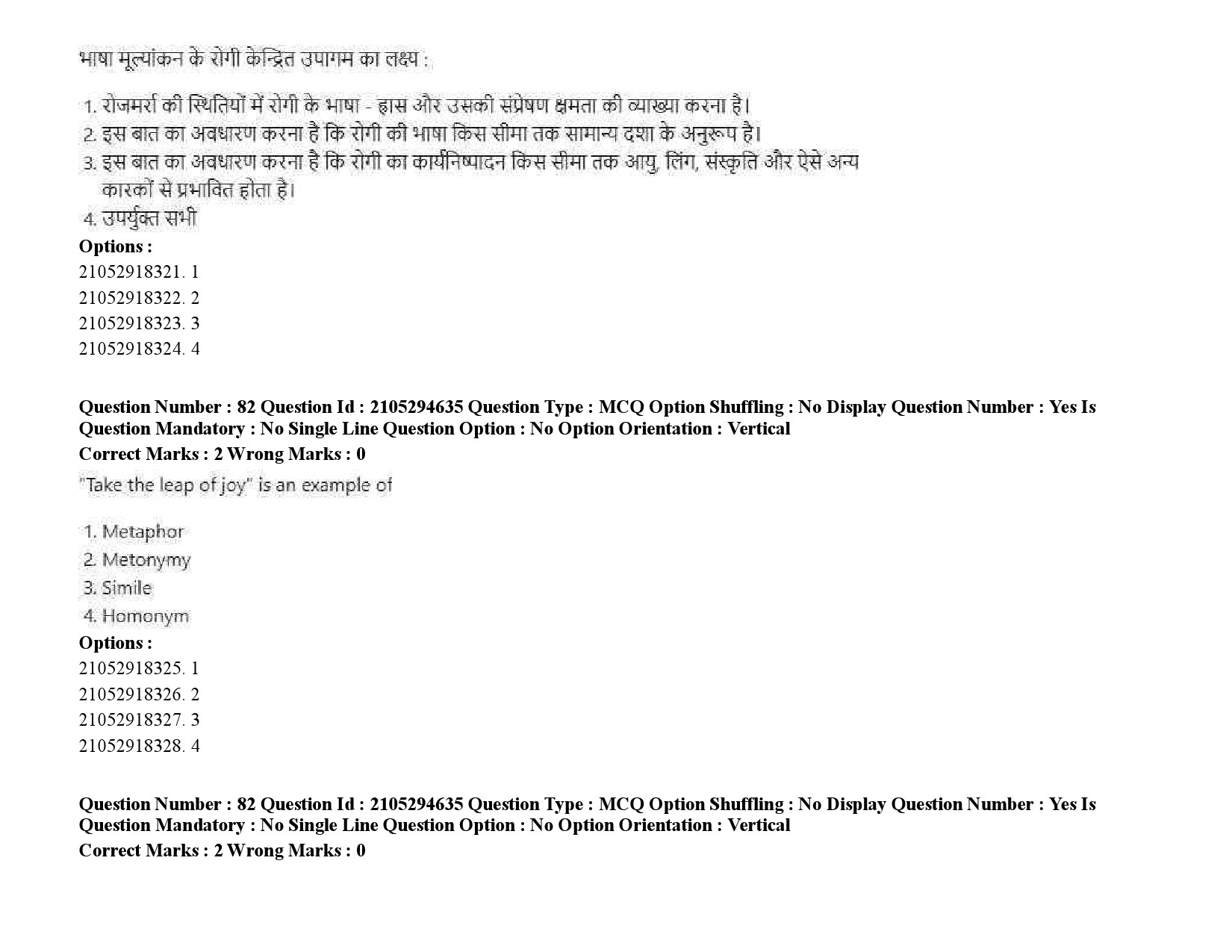 UGC NET Linguistics Question Paper September 2020 108