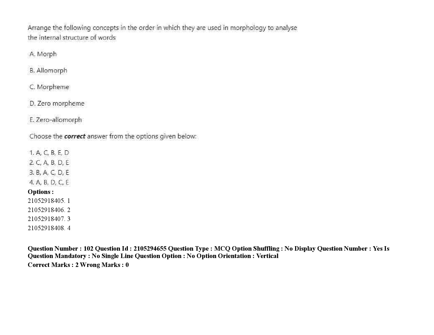 UGC NET Linguistics Question Paper September 2020 143