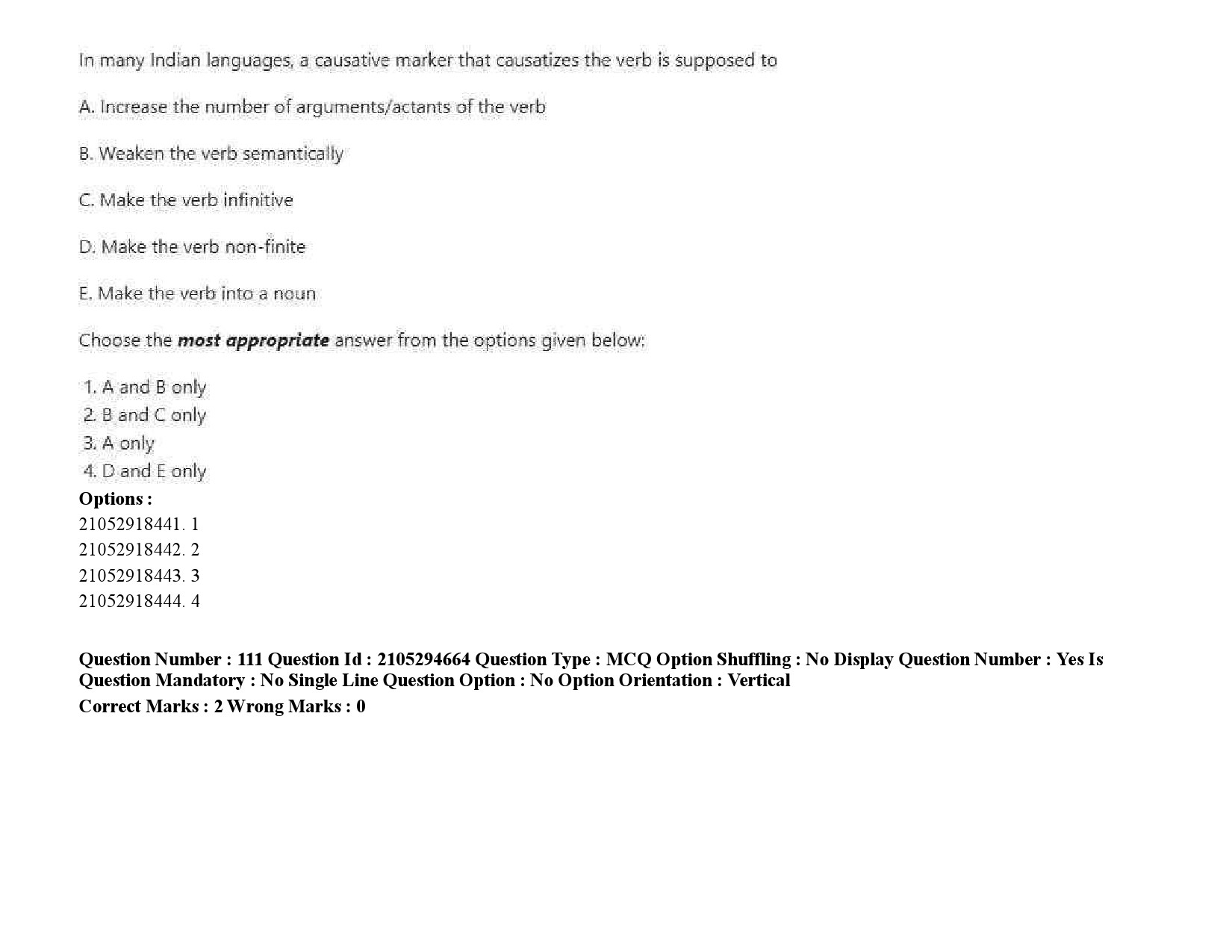 UGC NET Linguistics Question Paper September 2020 161