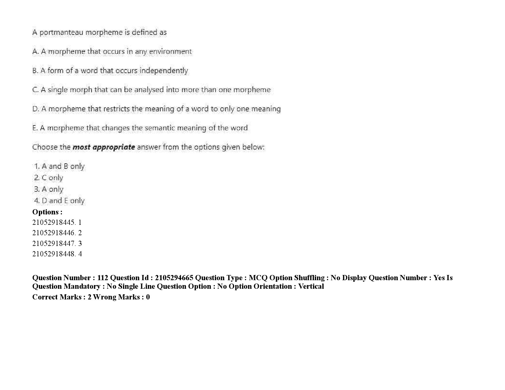 UGC NET Linguistics Question Paper September 2020 163