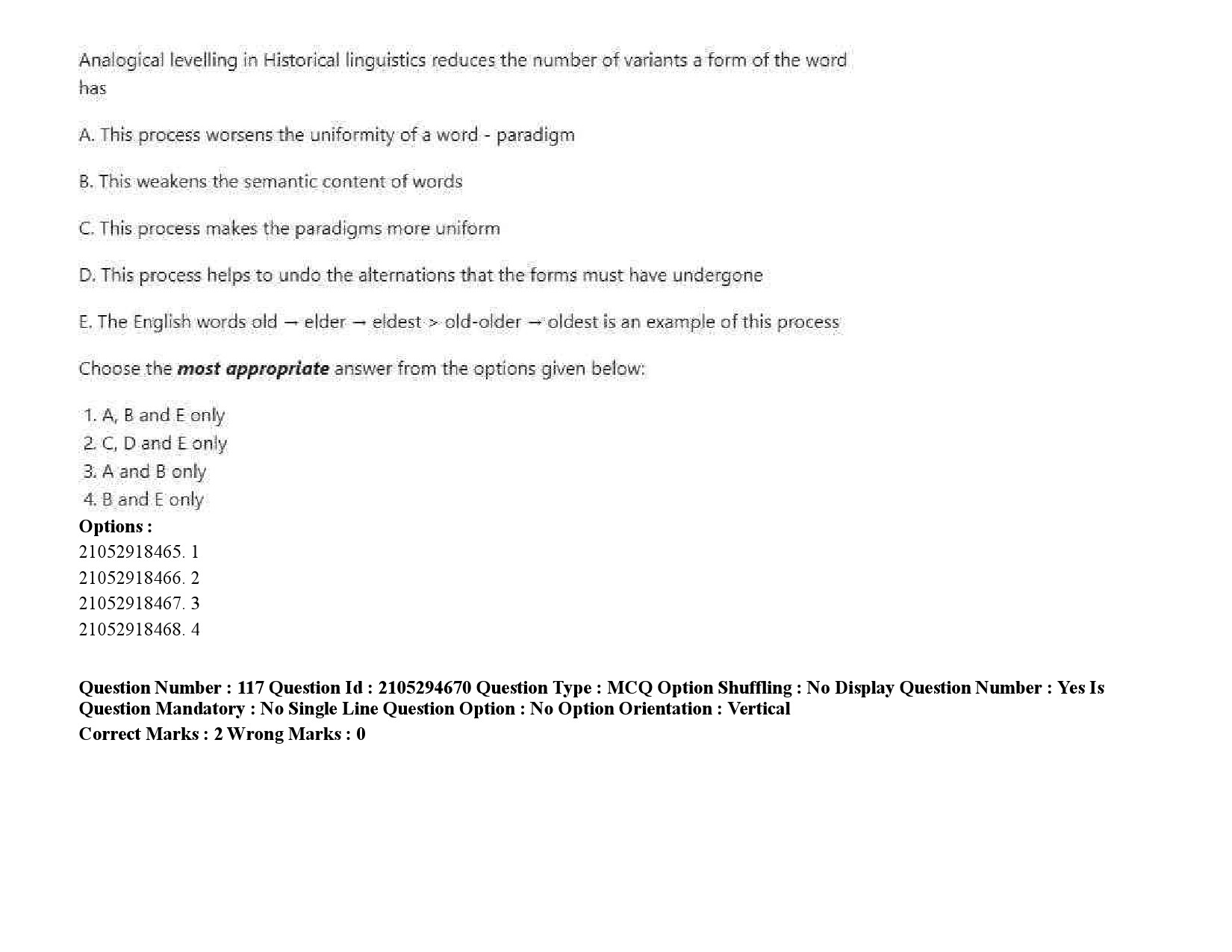 UGC NET Linguistics Question Paper September 2020 173