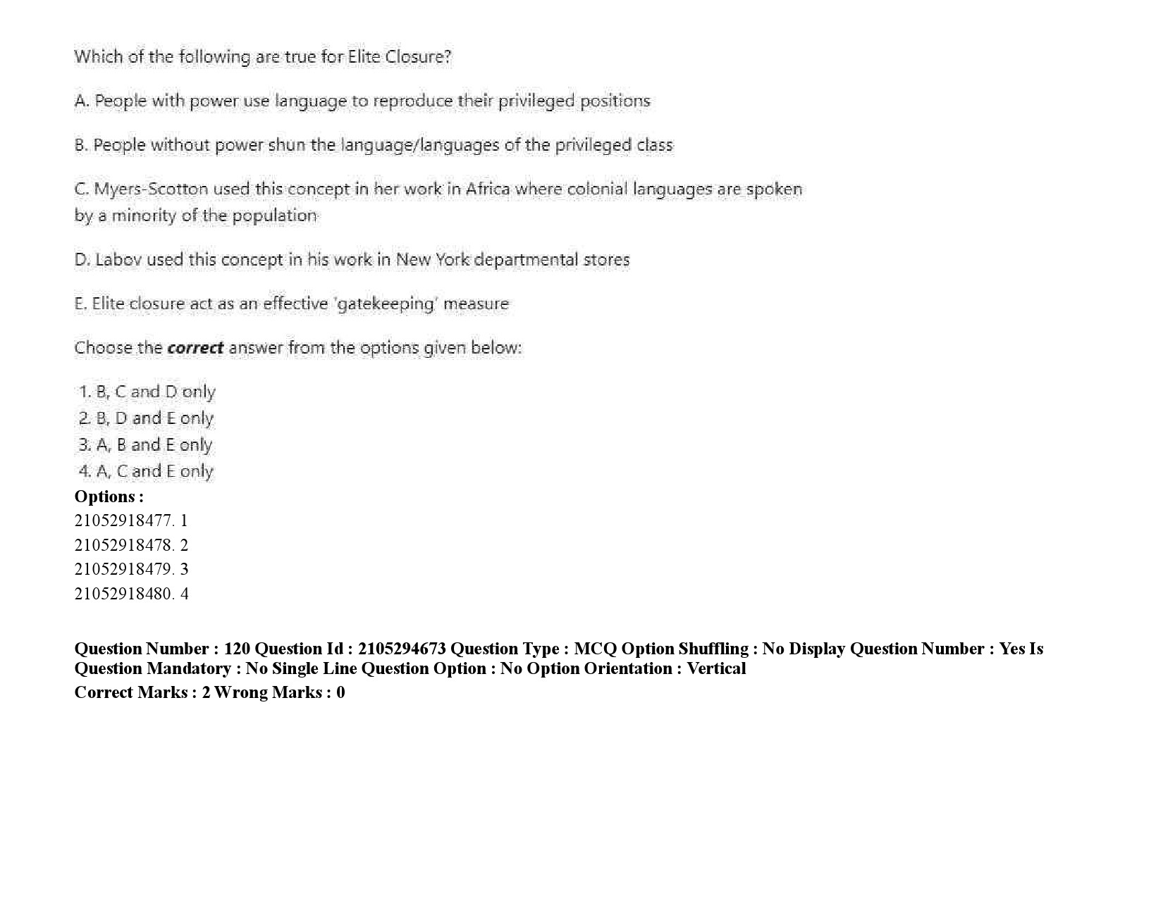 UGC NET Linguistics Question Paper September 2020 179