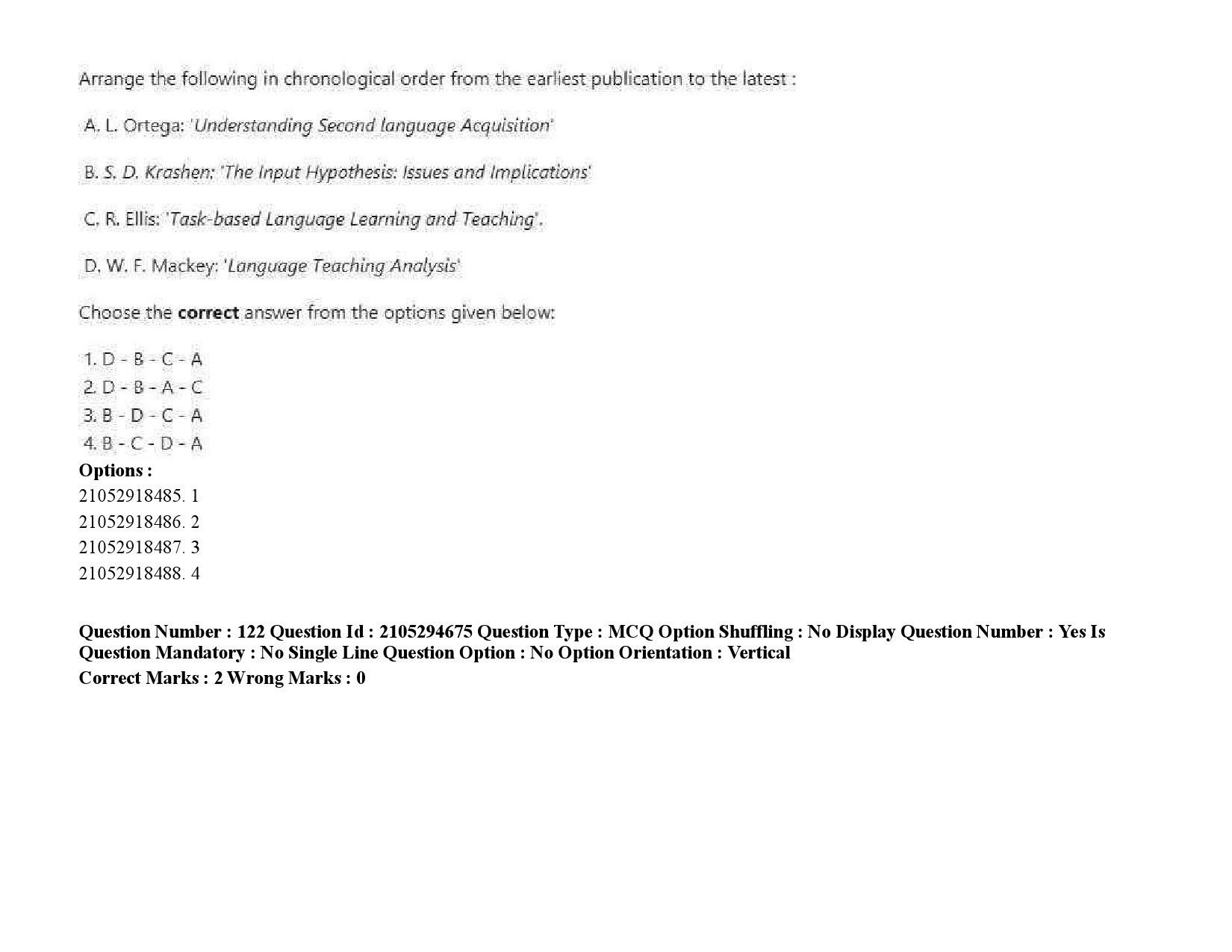 UGC NET Linguistics Question Paper September 2020 183