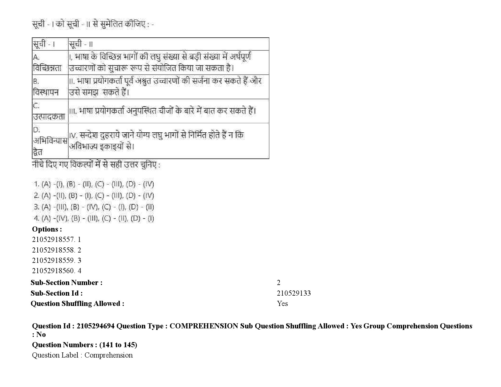 UGC NET Linguistics Question Paper September 2020 220