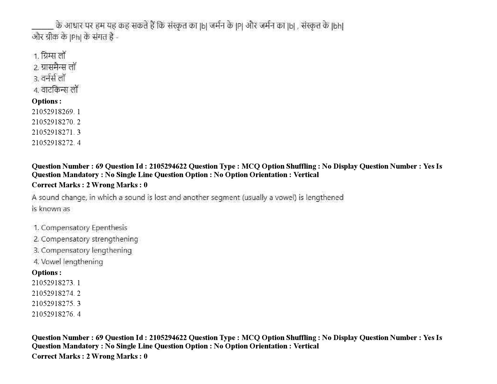 UGC NET Linguistics Question Paper September 2020 95