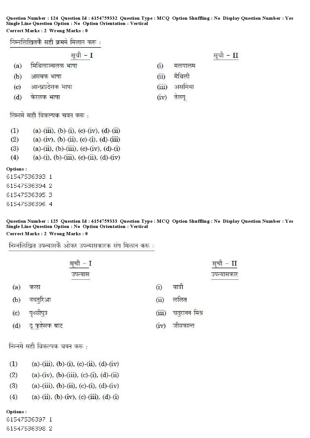 UGC NET Maithili Question Paper December 2019 116