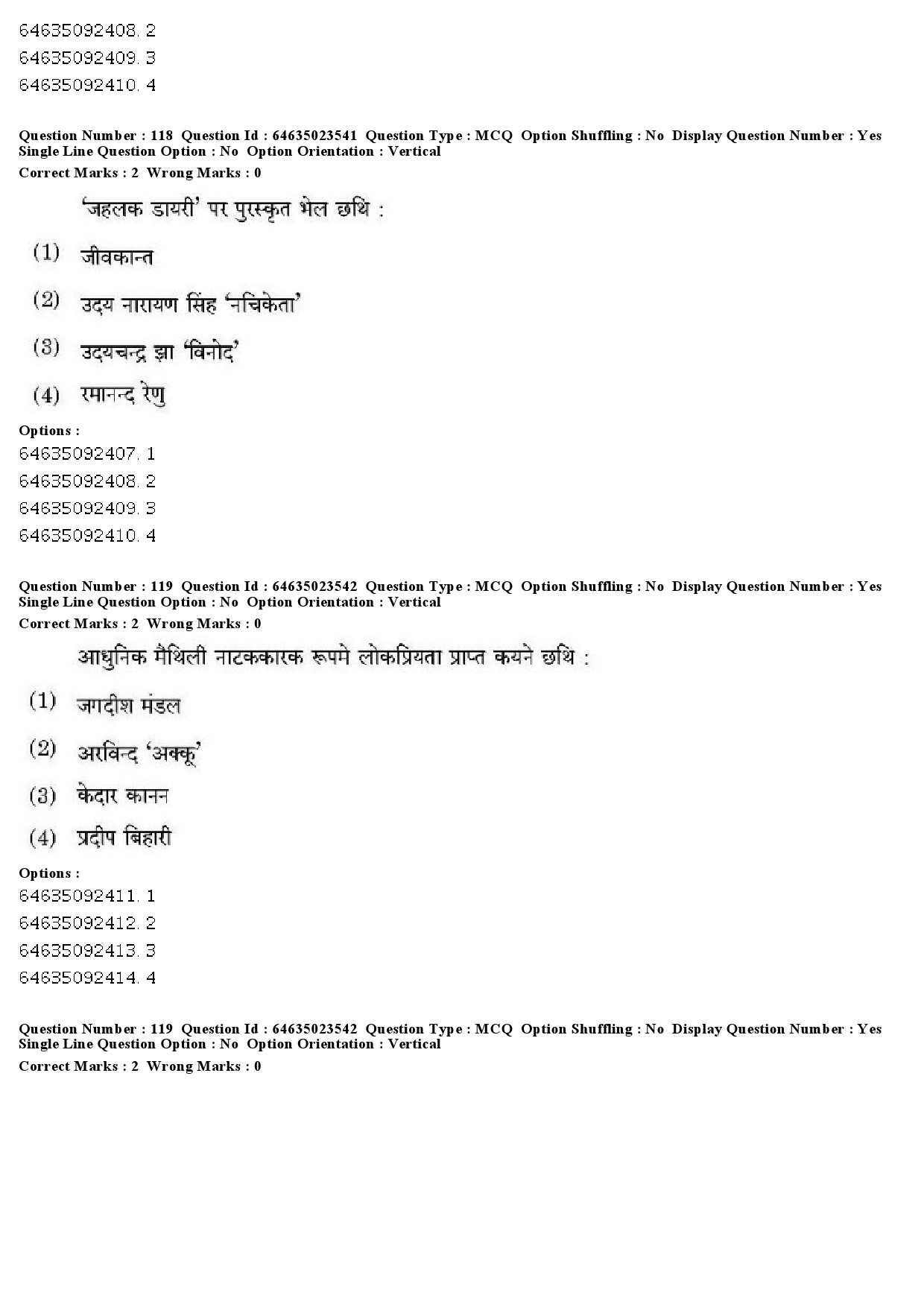 UGC NET Maithili Question Paper June 2019 90