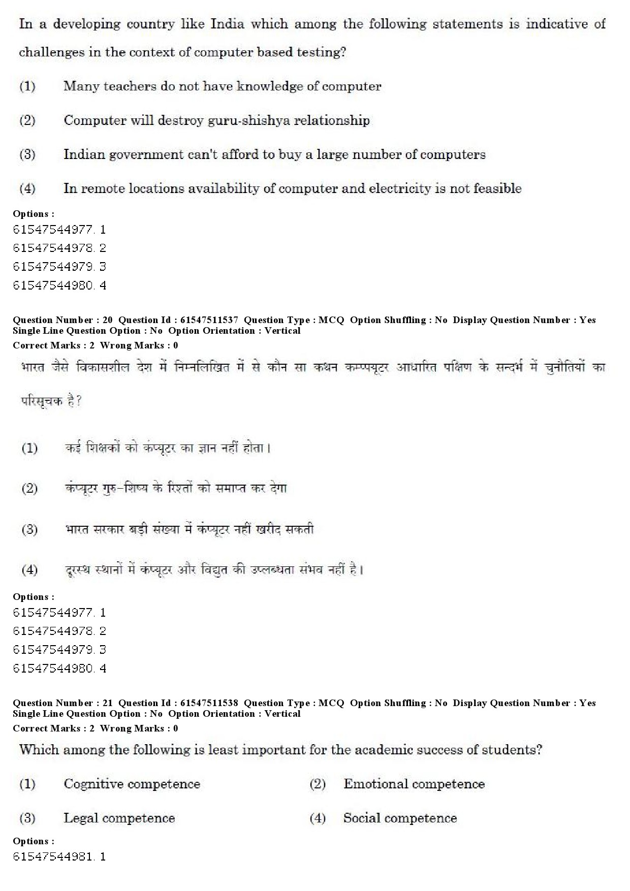 UGC NET Malayalam Question Paper December 2019 16