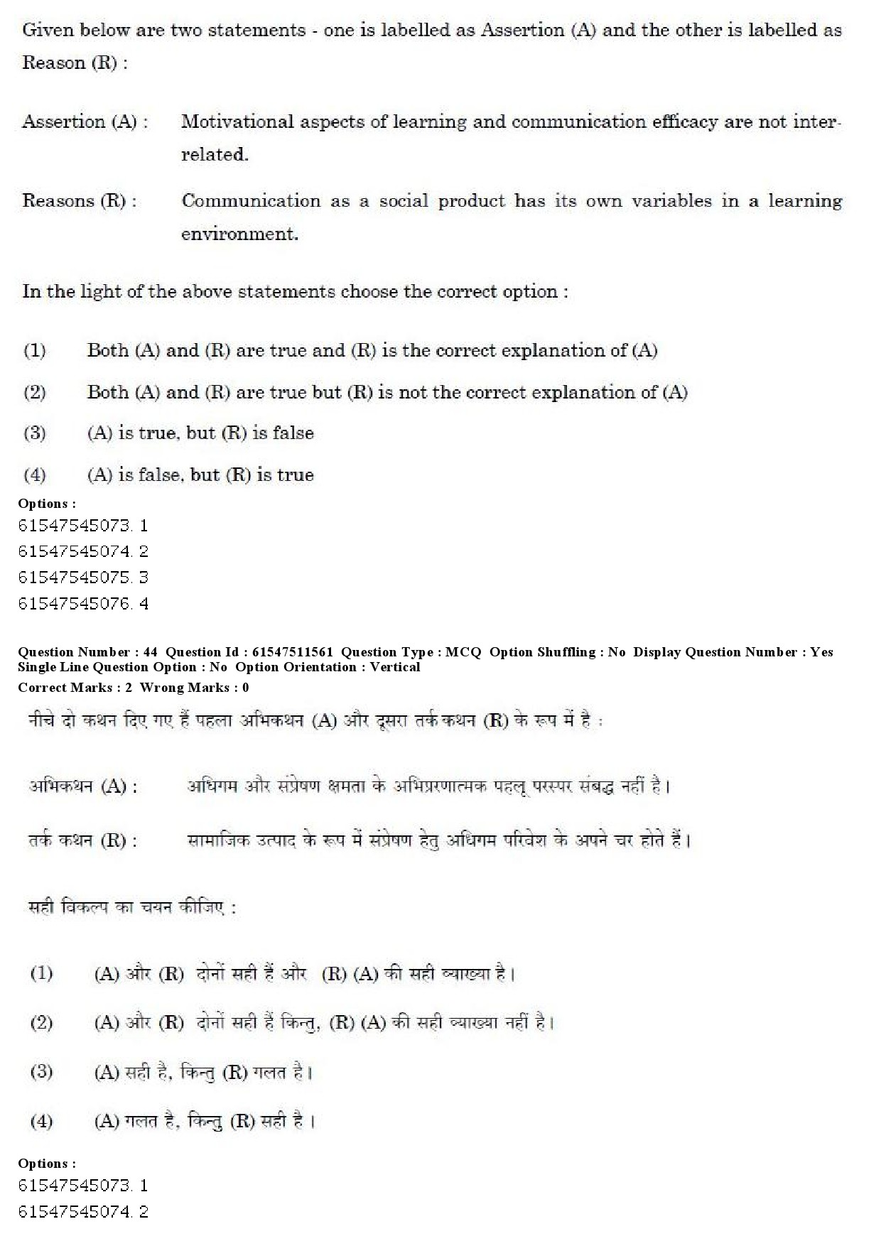 UGC NET Malayalam Question Paper December 2019 46