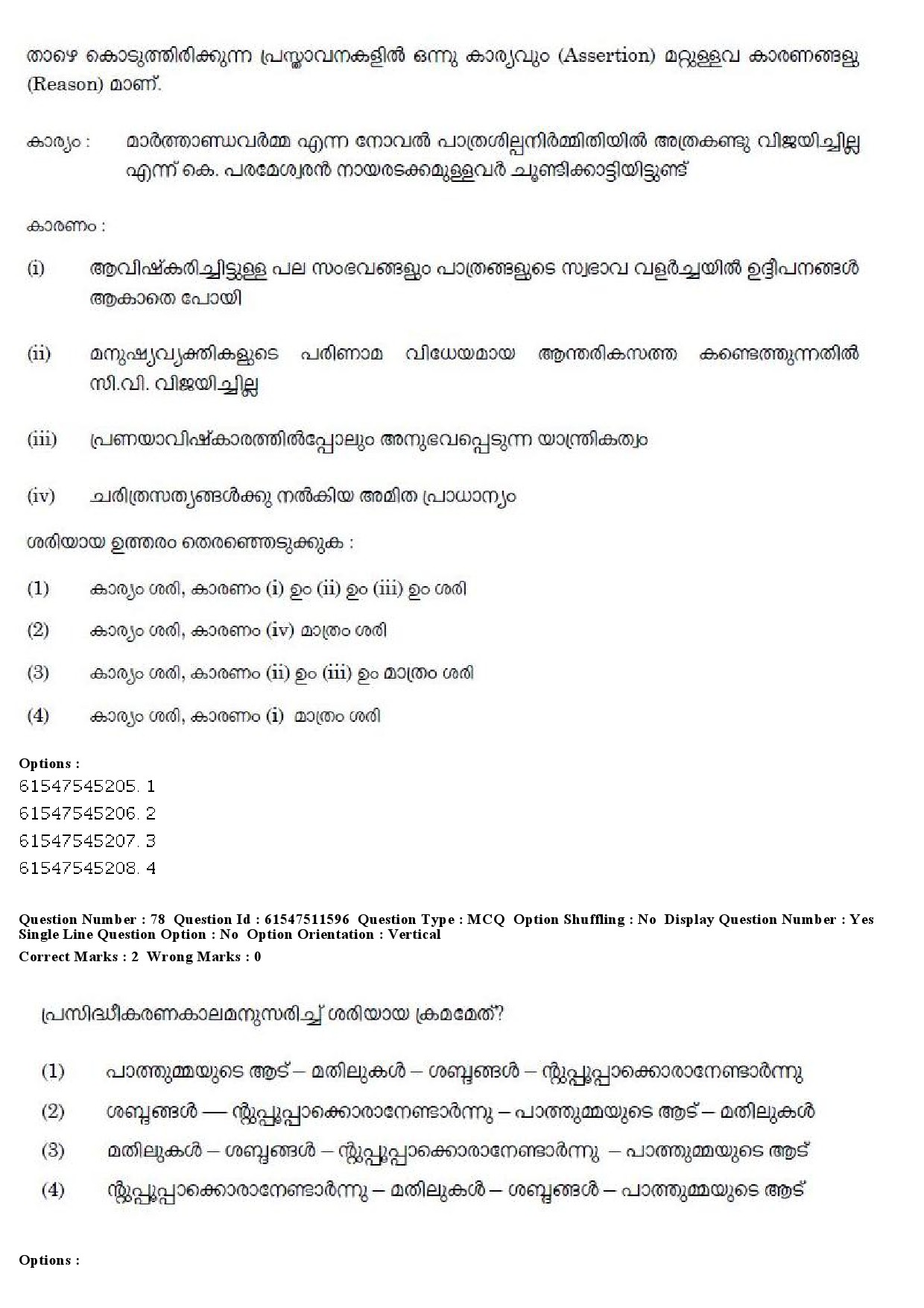 UGC NET Malayalam Question Paper December 2019 93