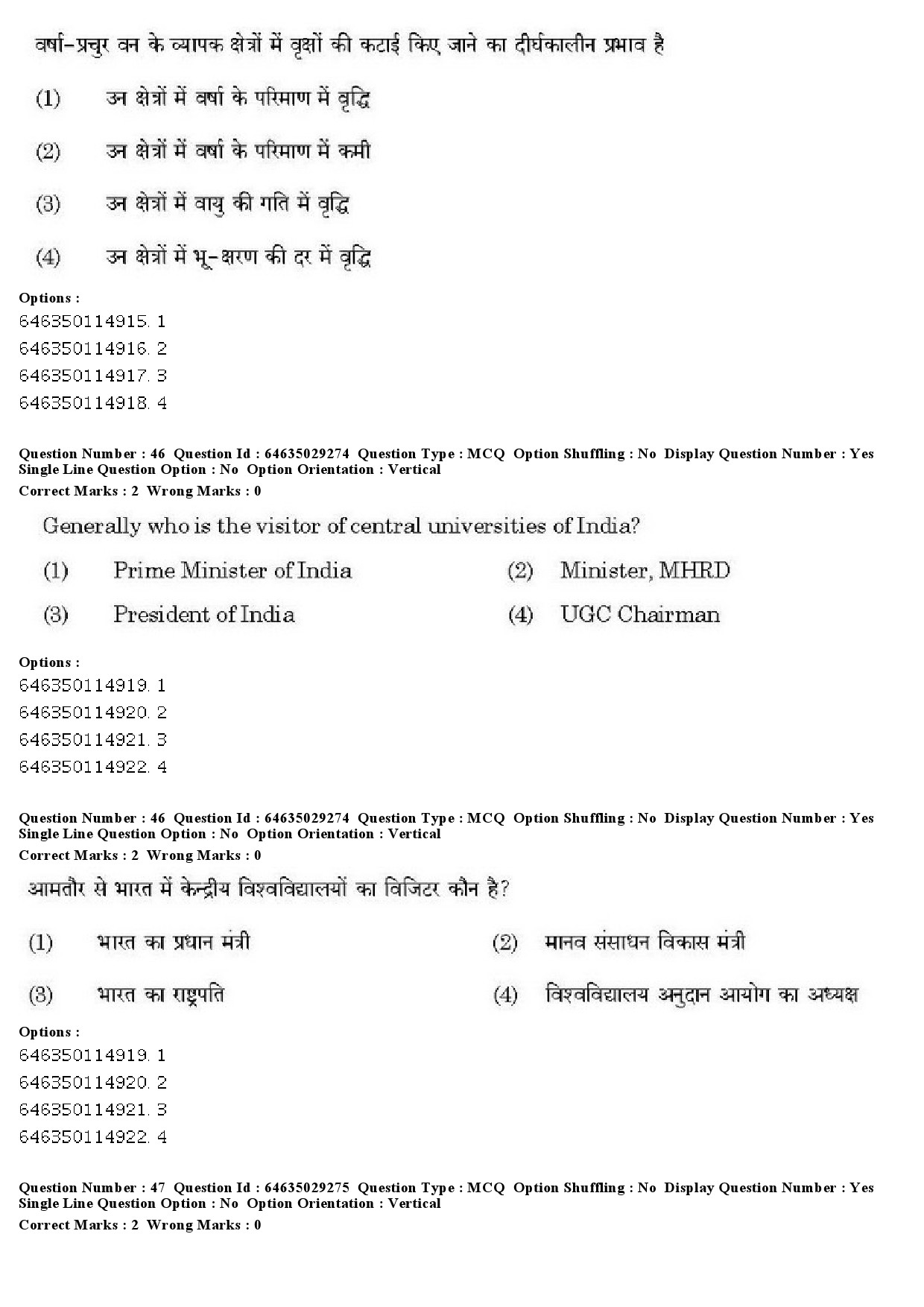 UGC NET Malayalam Question Paper June 2019 35