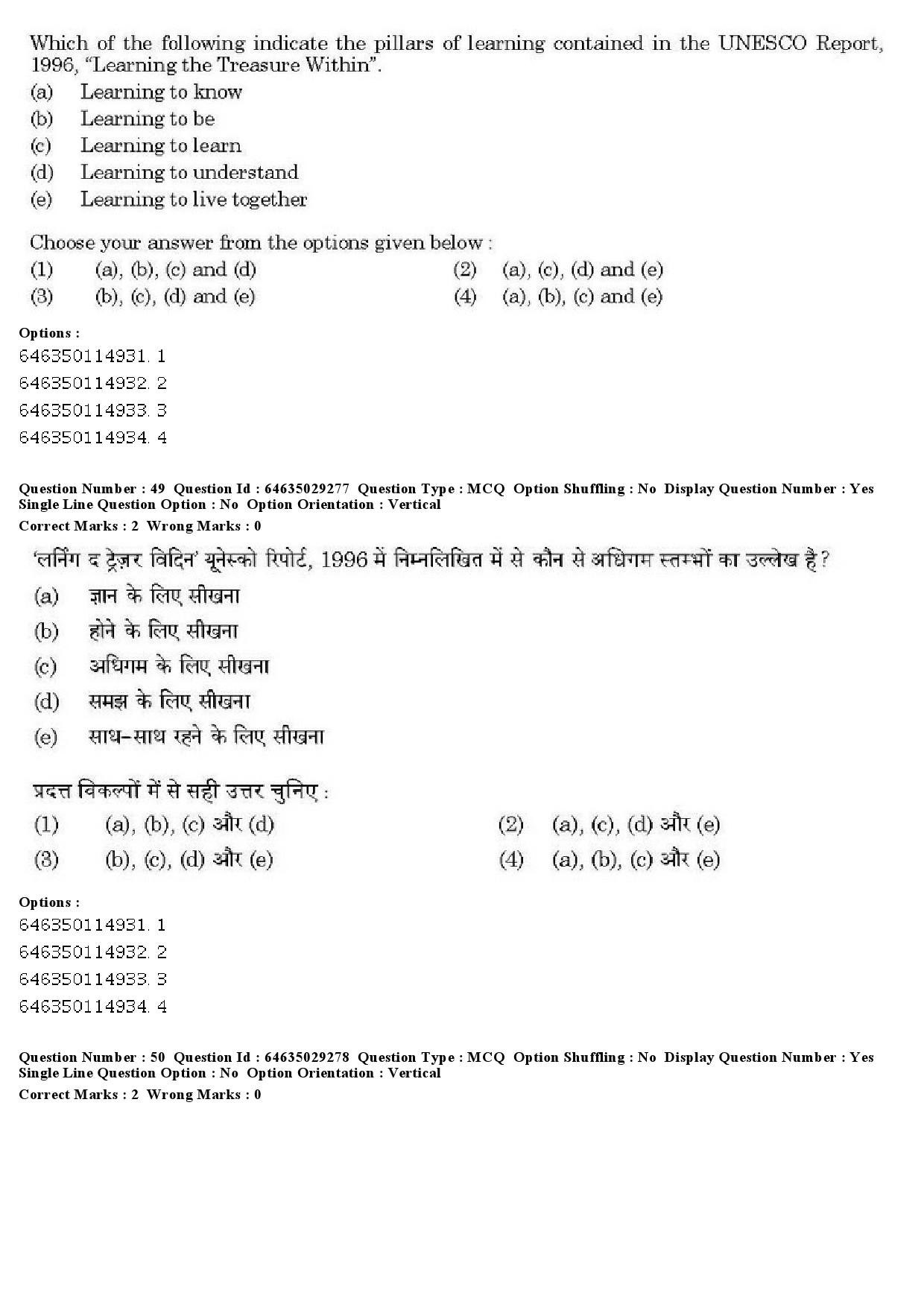 UGC NET Malayalam Question Paper June 2019 38