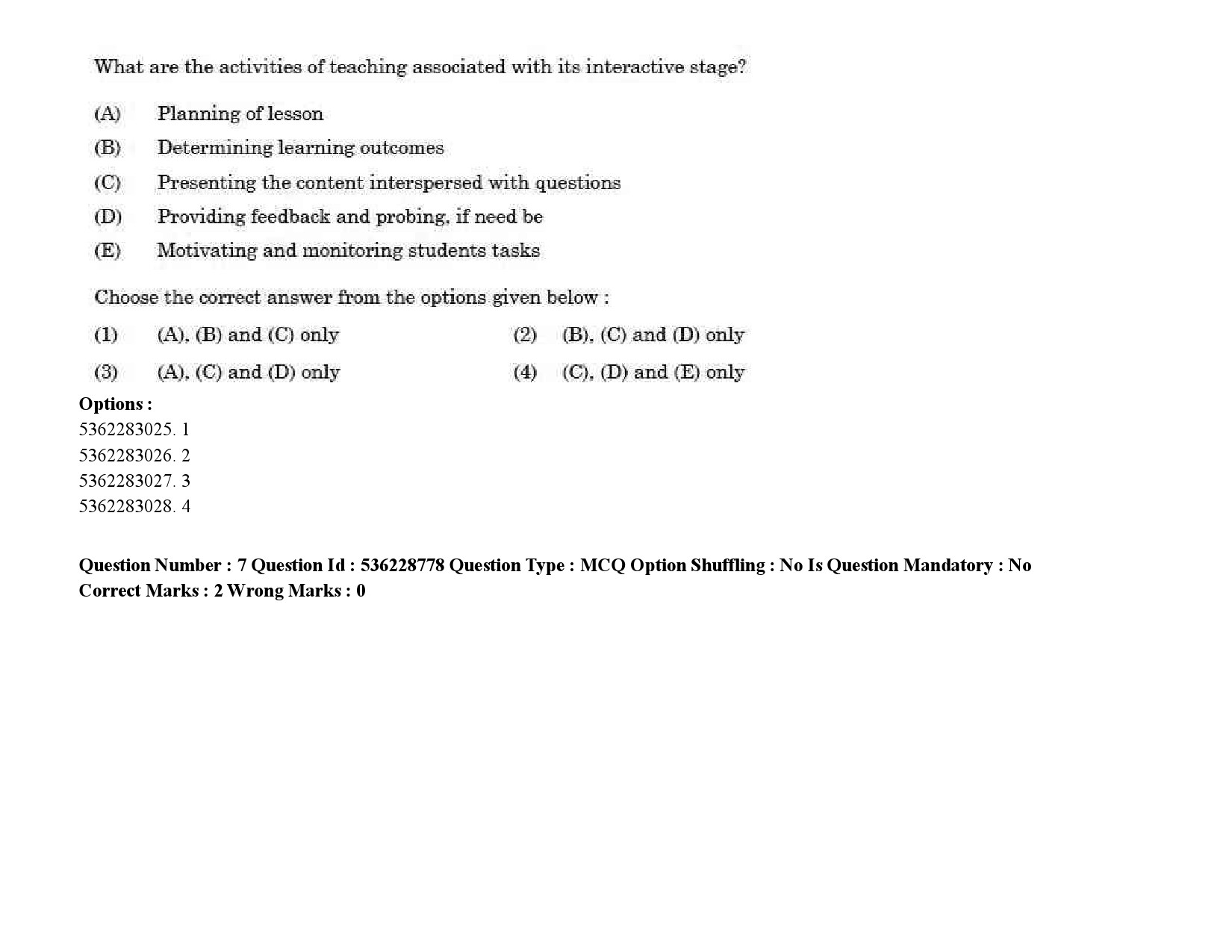 UGC NET Malayalam Question Paper September 2020 10