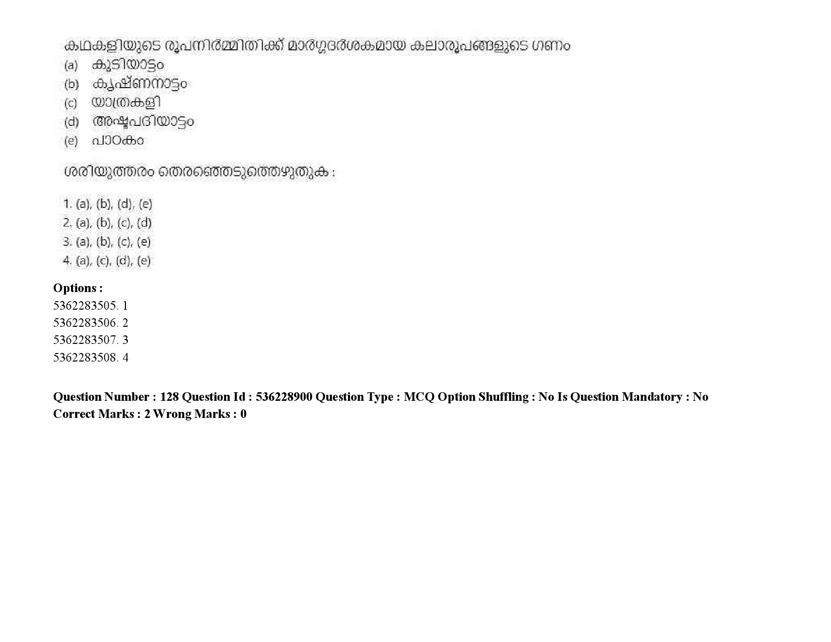 UGC NET Malayalam Question Paper September 2020 193