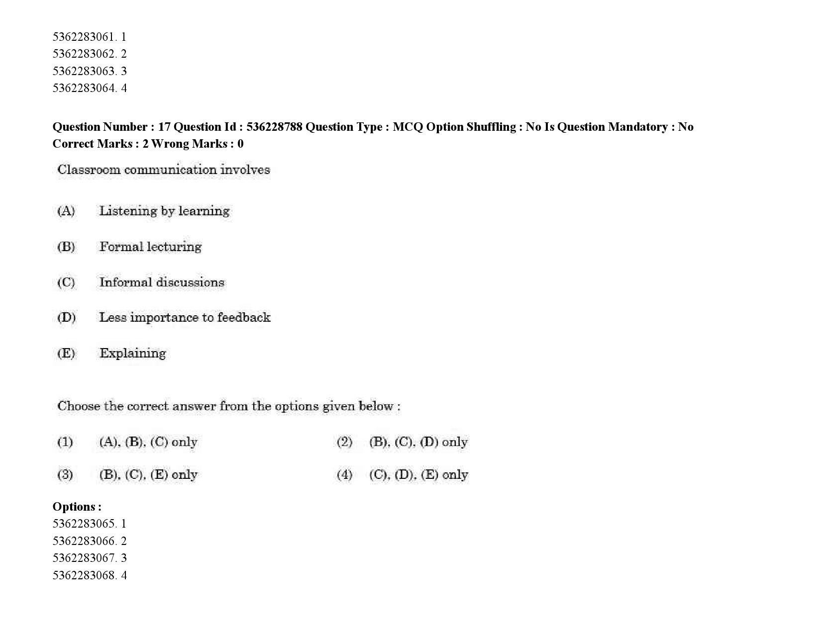 UGC NET Malayalam Question Paper September 2020 24