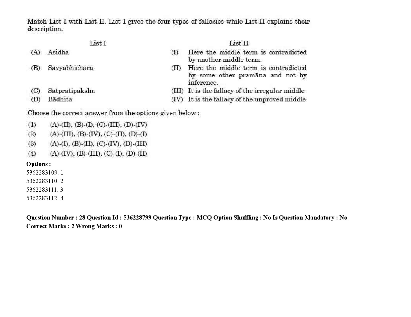 UGC NET Malayalam Question Paper September 2020 39