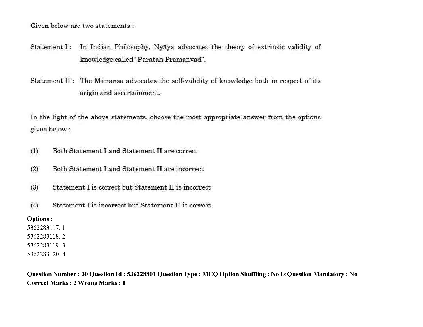 UGC NET Malayalam Question Paper September 2020 43