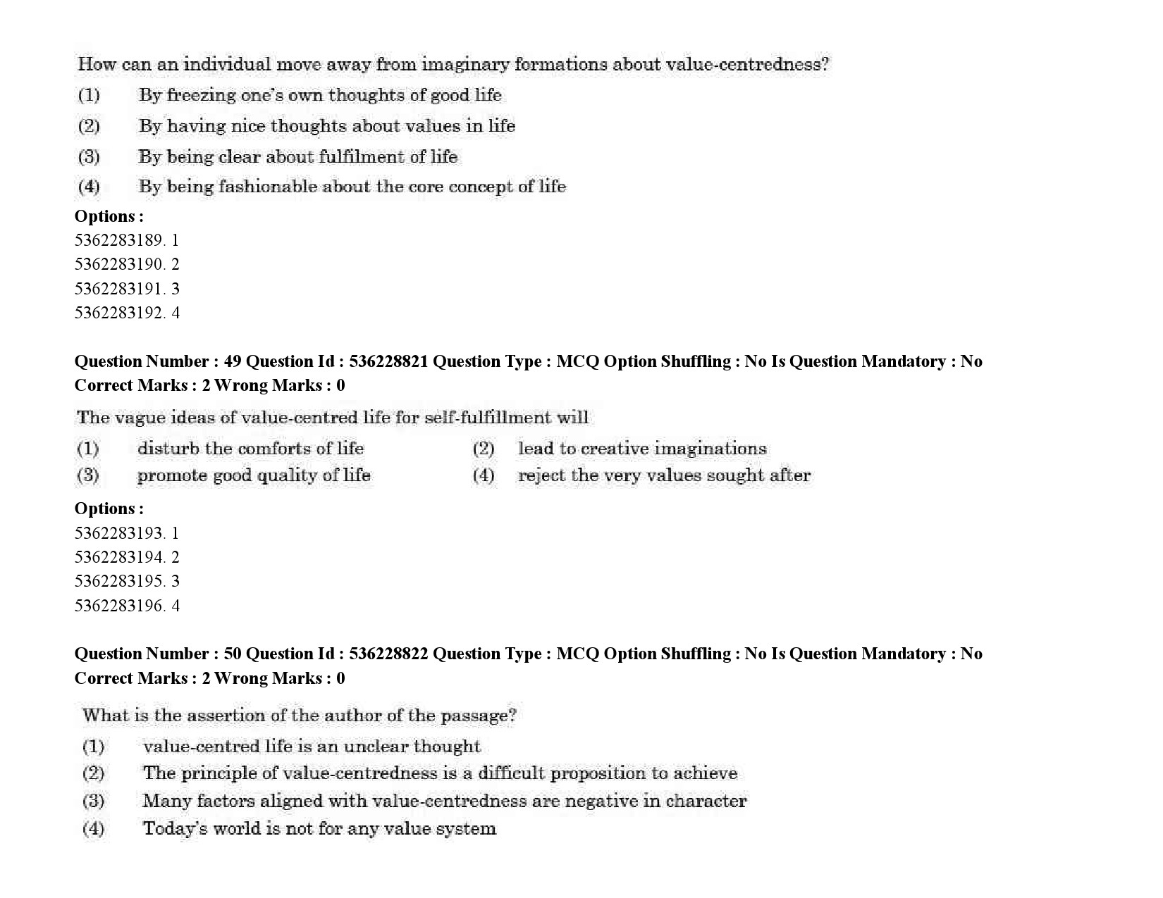 UGC NET Malayalam Question Paper September 2020 66