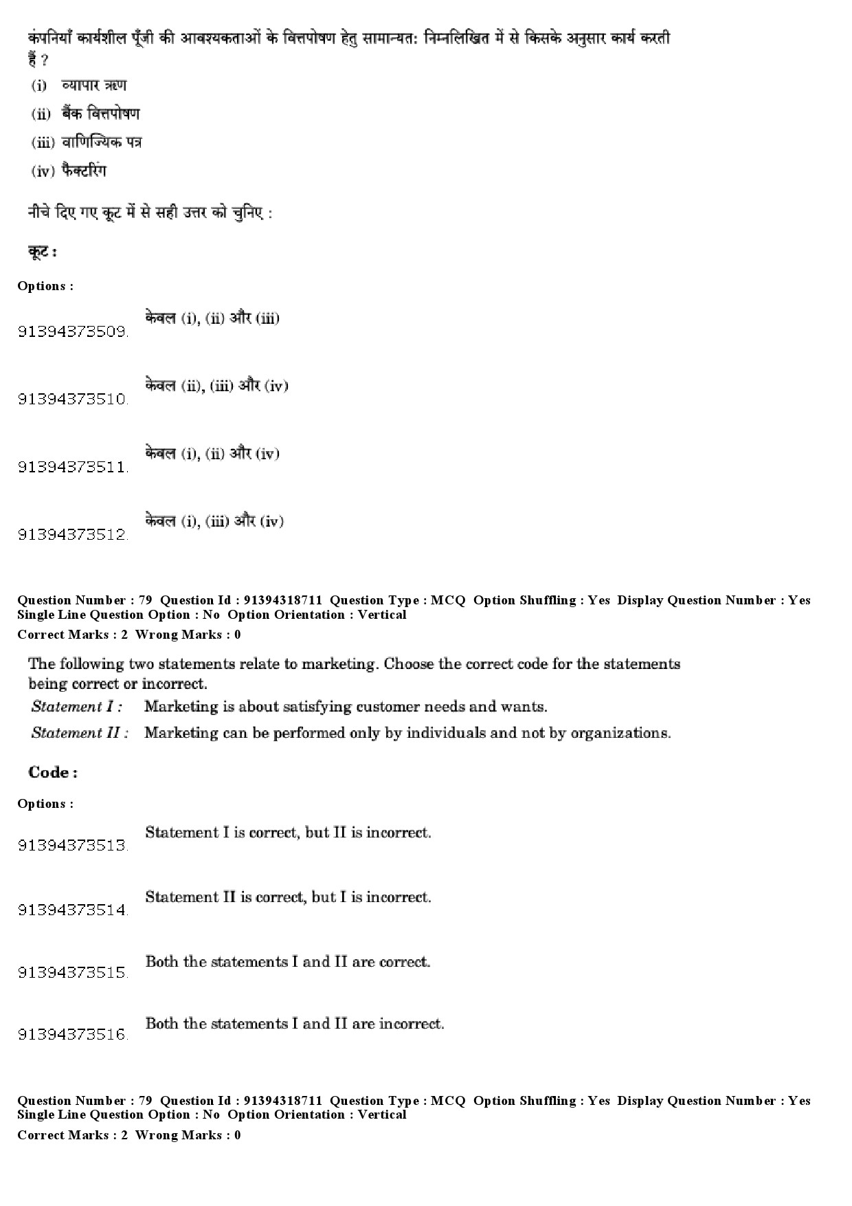 UGC NET Management Question Paper December 2018 71