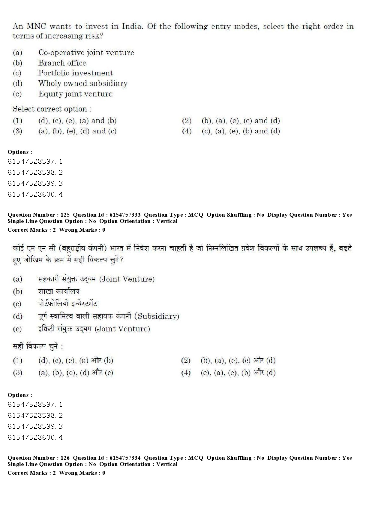 UGC NET Management Question Paper December 2019 129