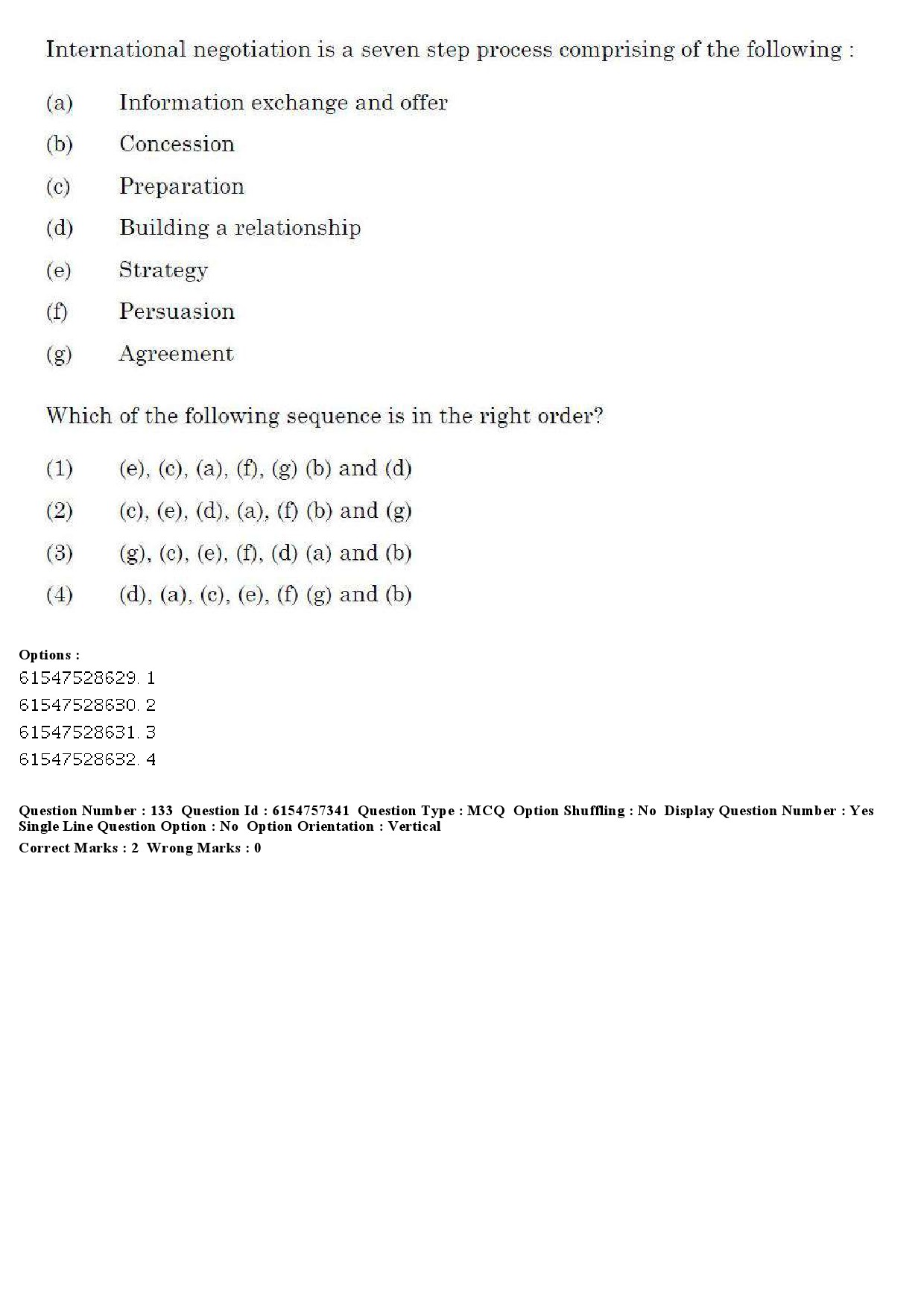 UGC NET Management Question Paper December 2019 137