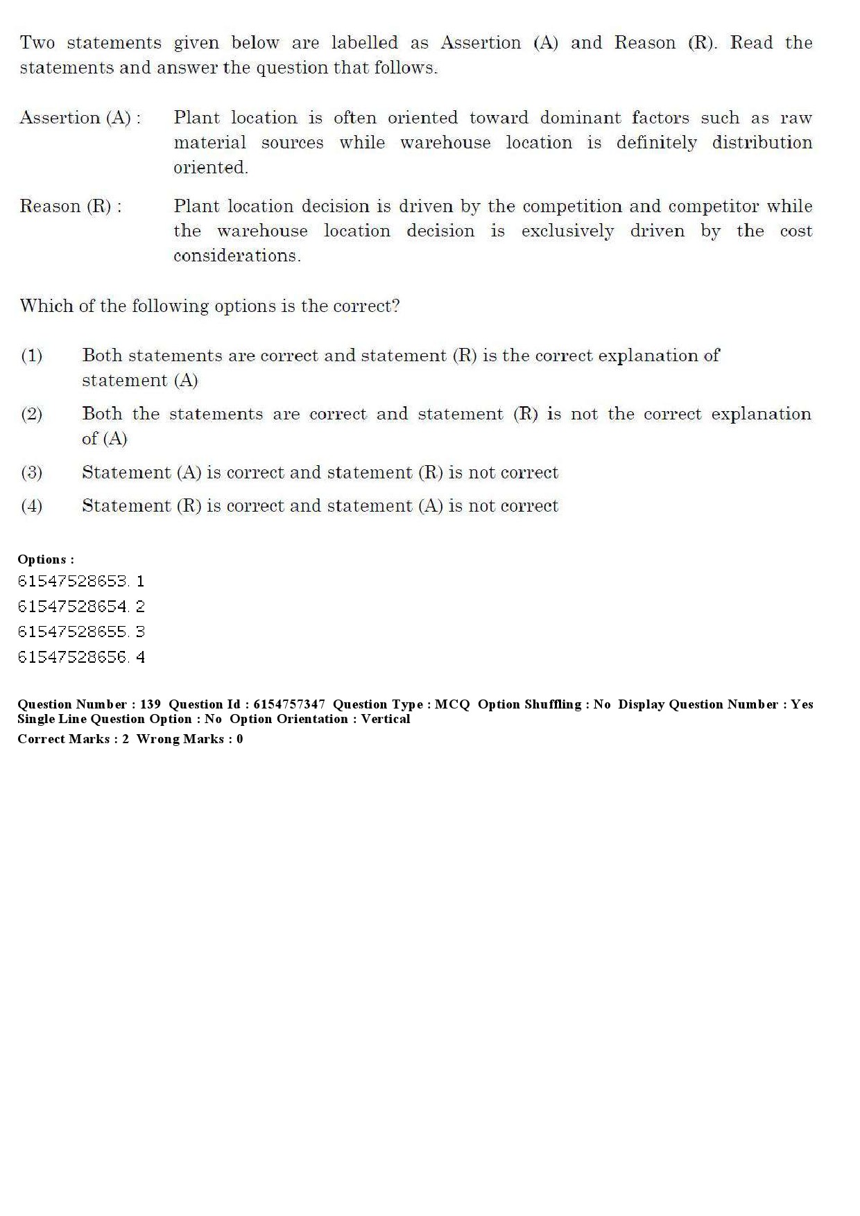 UGC NET Management Question Paper December 2019 147