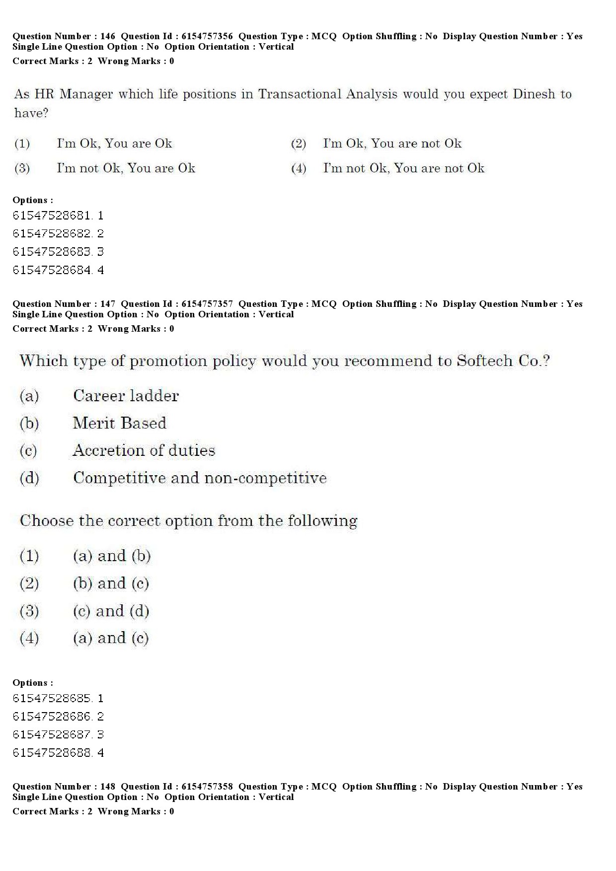 UGC NET Management Question Paper December 2019 155