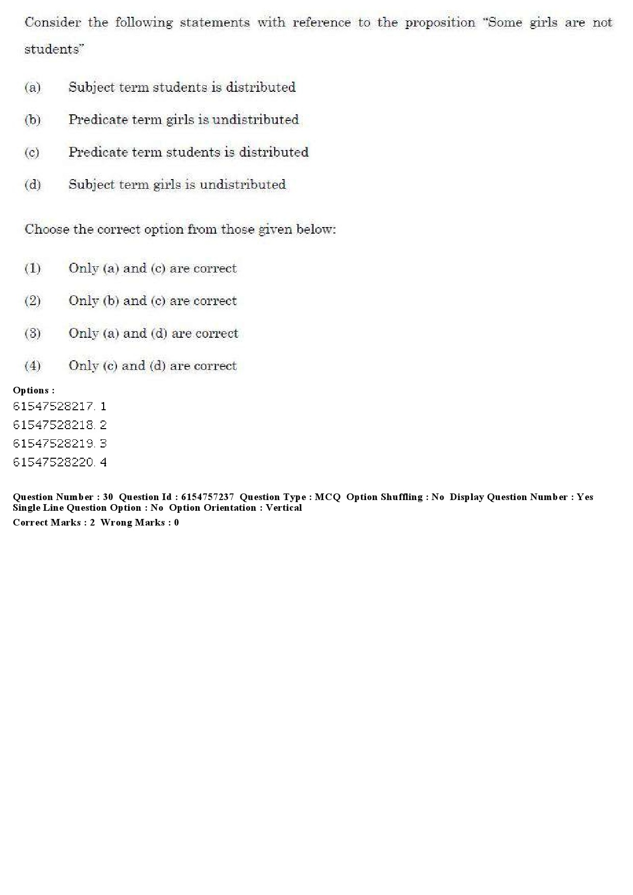 UGC NET Management Question Paper December 2019 26