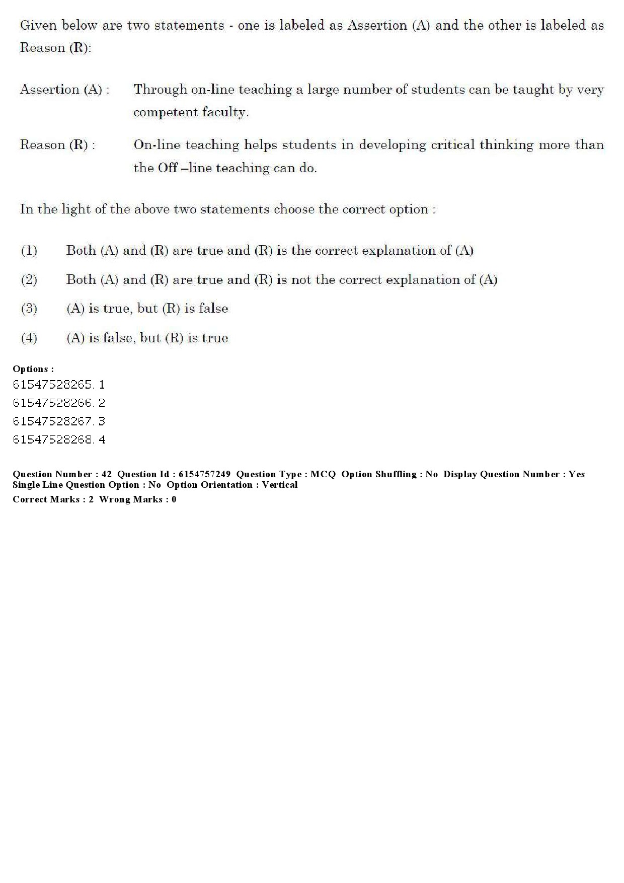 UGC NET Management Question Paper December 2019 43