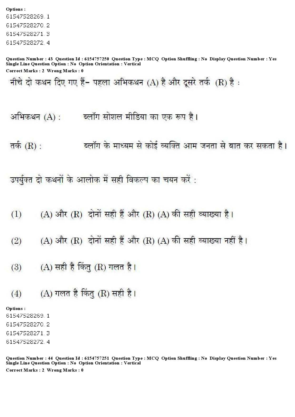 UGC NET Management Question Paper December 2019 45