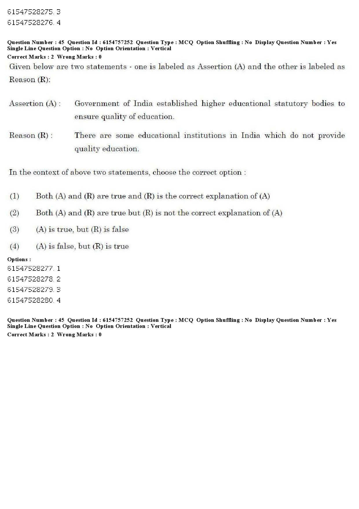 UGC NET Management Question Paper December 2019 47