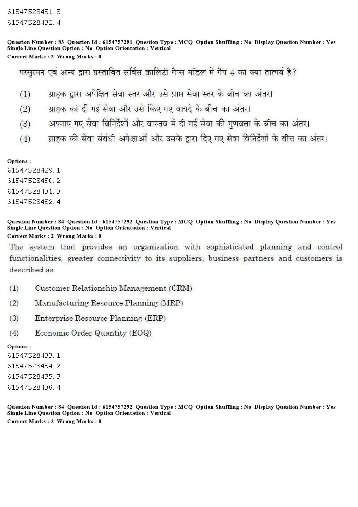 UGC NET Management Question Paper December 2019 77